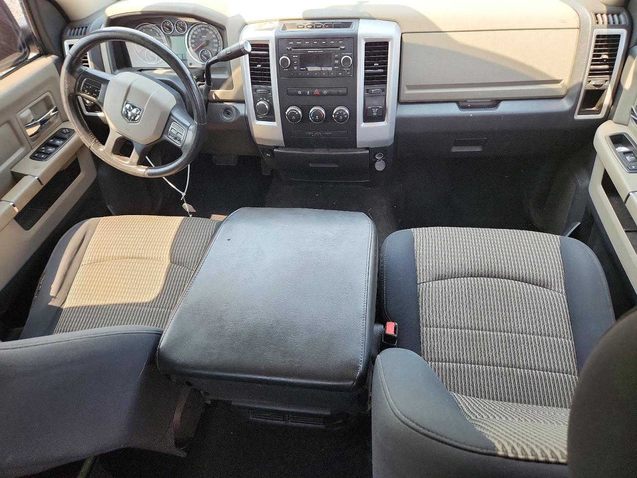 2012 Dodge Ram 1500 Slt Black vin: 1C6RD7LT4CS160392