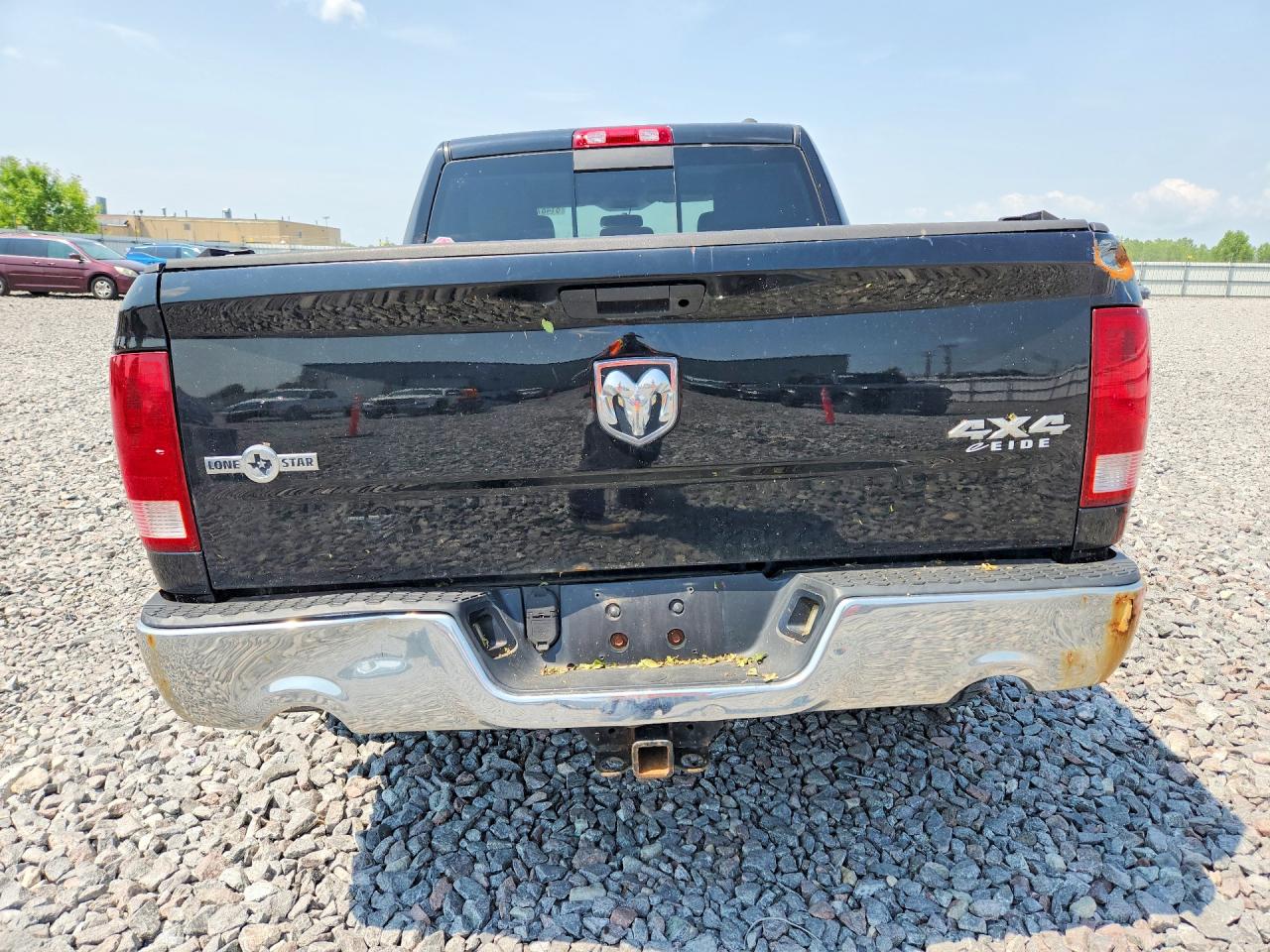2012 Dodge Ram 1500 Slt Black vin: 1C6RD7LT4CS160392