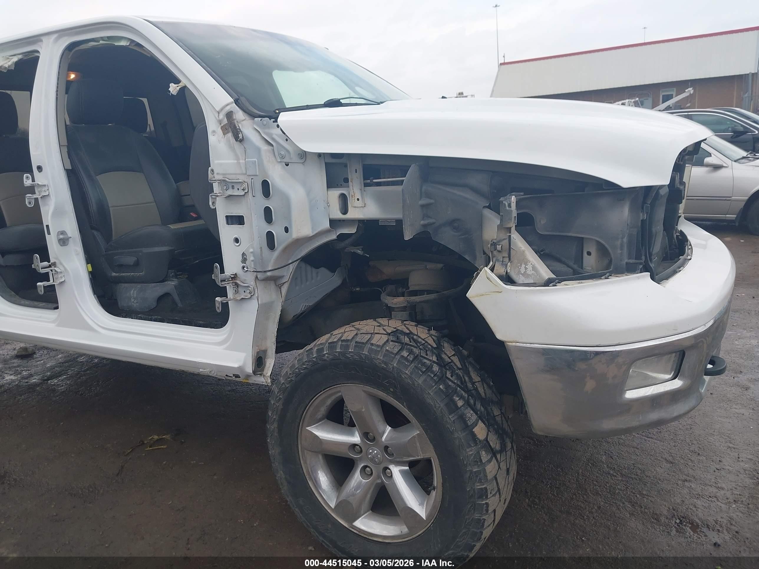2012 Ram 1500 Slt White vin: 1C6RD7LT4CS188127