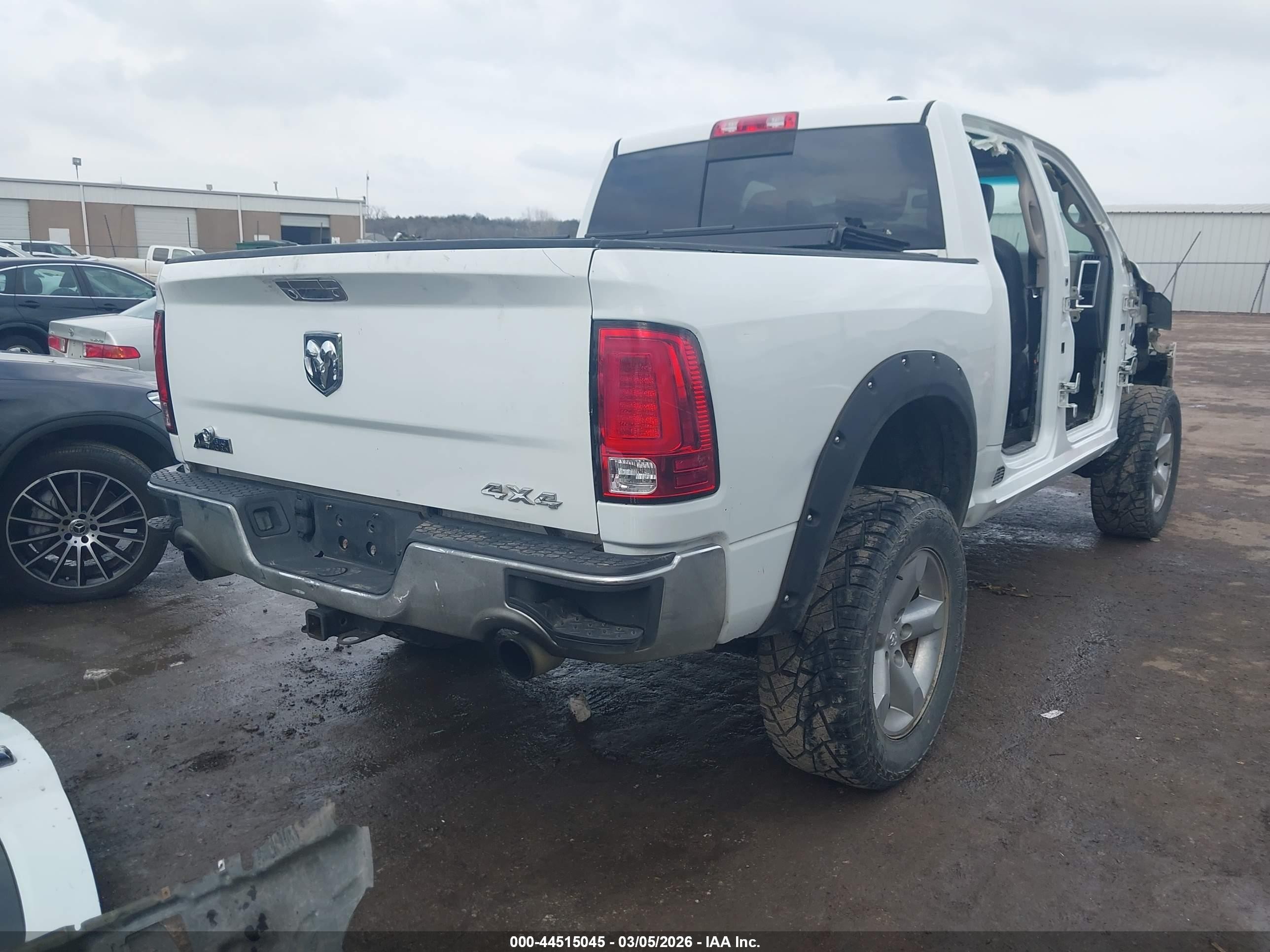 2012 Ram 1500 Slt White vin: 1C6RD7LT4CS188127