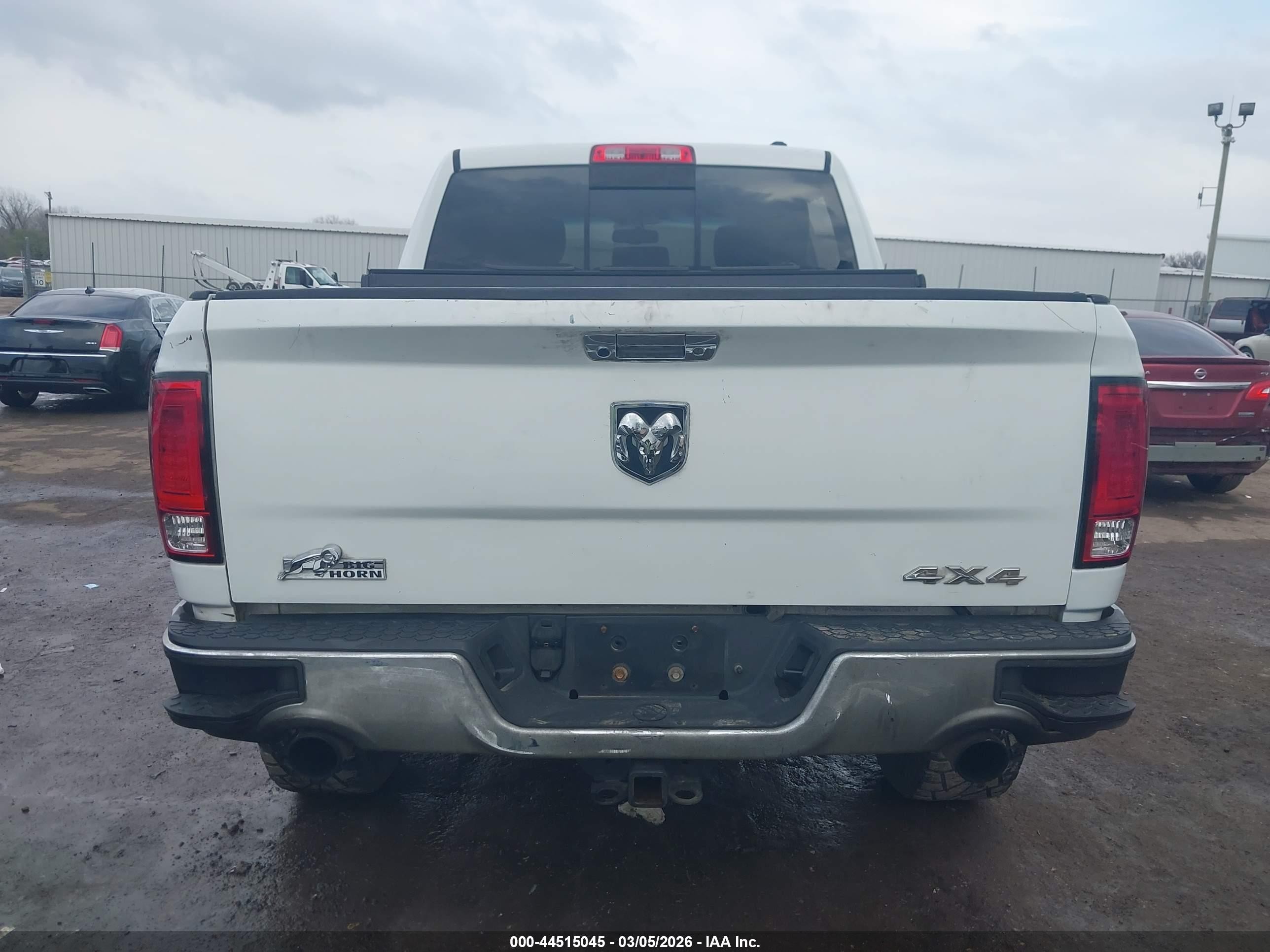 2012 Ram 1500 Slt White vin: 1C6RD7LT4CS188127