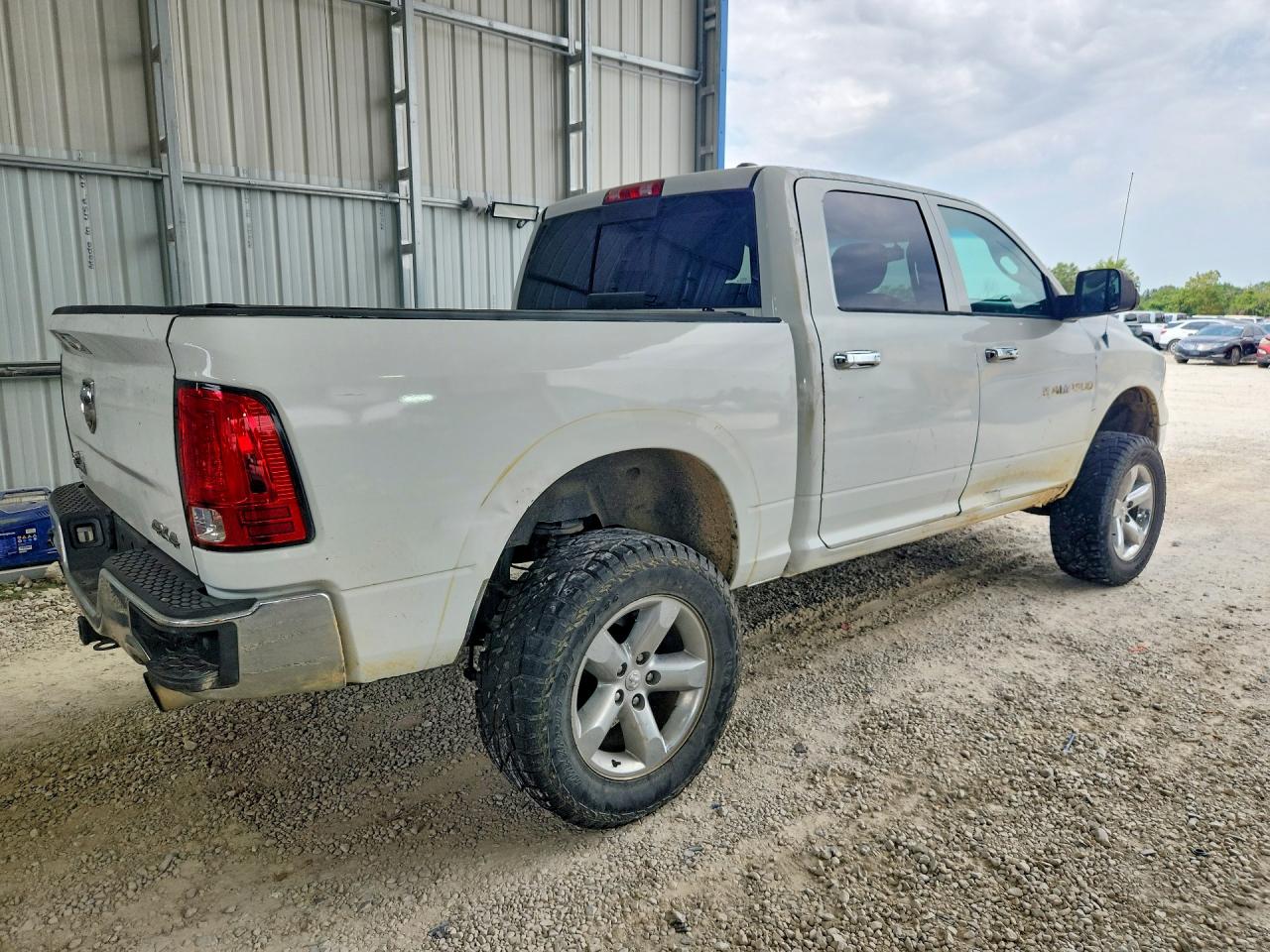 2012 Dodge Ram 1500 Slt White vin: 1C6RD7LT4CS188127