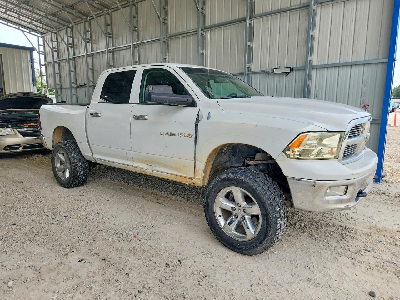2012 Dodge Ram 1500 Slt White vin: 1C6RD7LT4CS188127