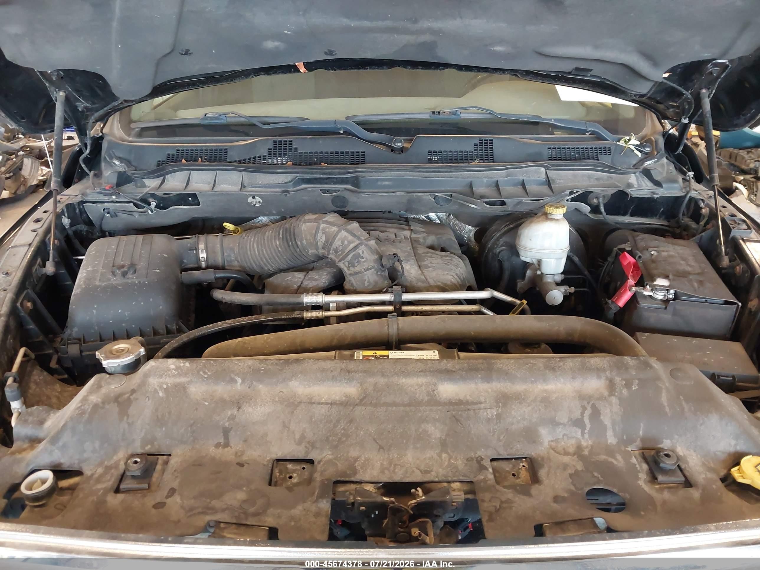 2012 Ram 1500 Big Horn Черный vin: 1C6RD7LT4CS263649