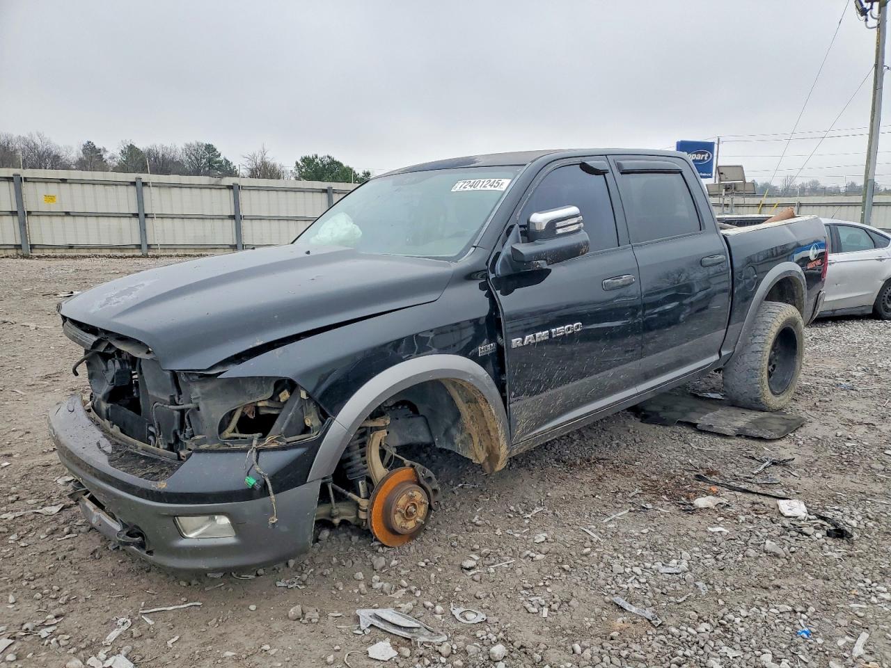 2012 Dodge Ram 1500 Slt Black vin: 1C6RD7LT5CS202973