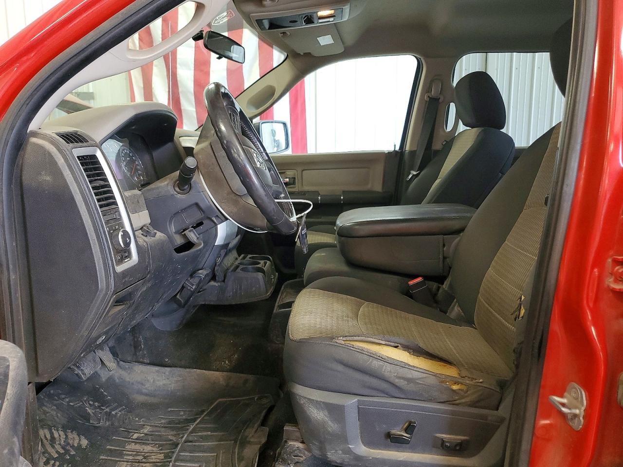 2012 Dodge Ram 1500 Slt Red vin: 1C6RD7LT5CS345812