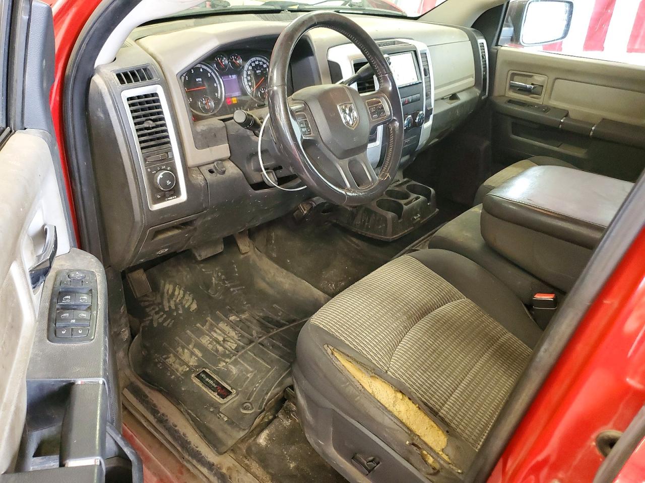 2012 Dodge Ram 1500 Slt Red vin: 1C6RD7LT5CS345812