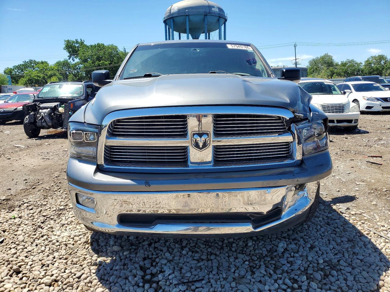 2012 Dodge Ram 1500 Slt Gray vin: 1C6RD7LT6CS204070