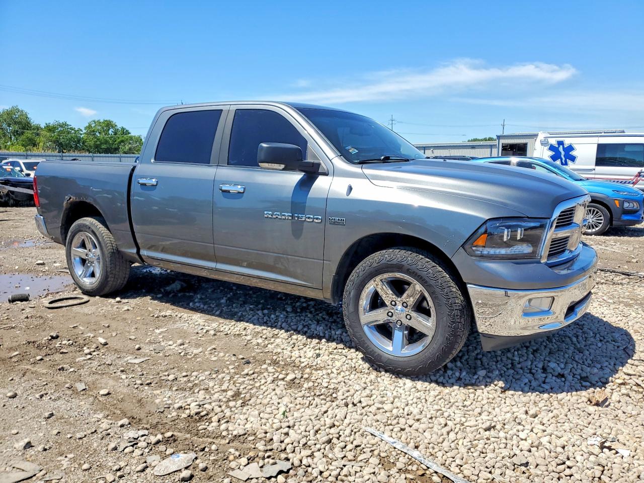 2012 Dodge Ram 1500 Slt Gray vin: 1C6RD7LT6CS204070