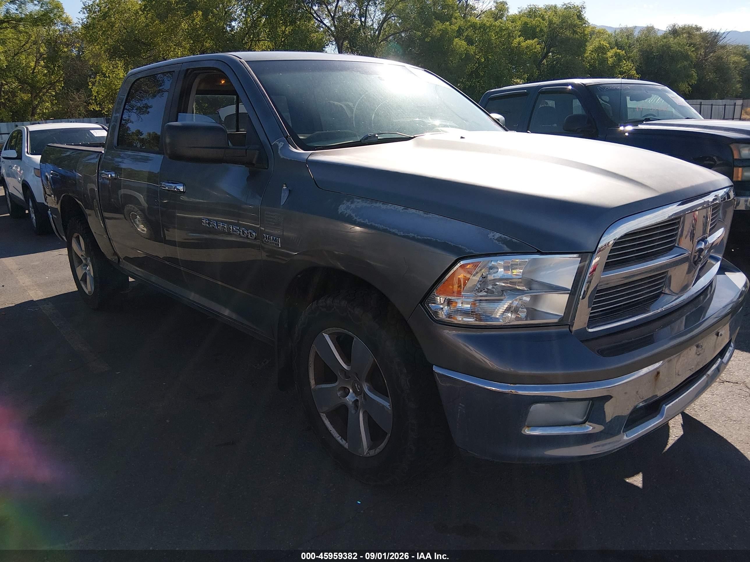 2012 Ram 1500 Big Horn Gray vin: 1C6RD7LT6CS269453
