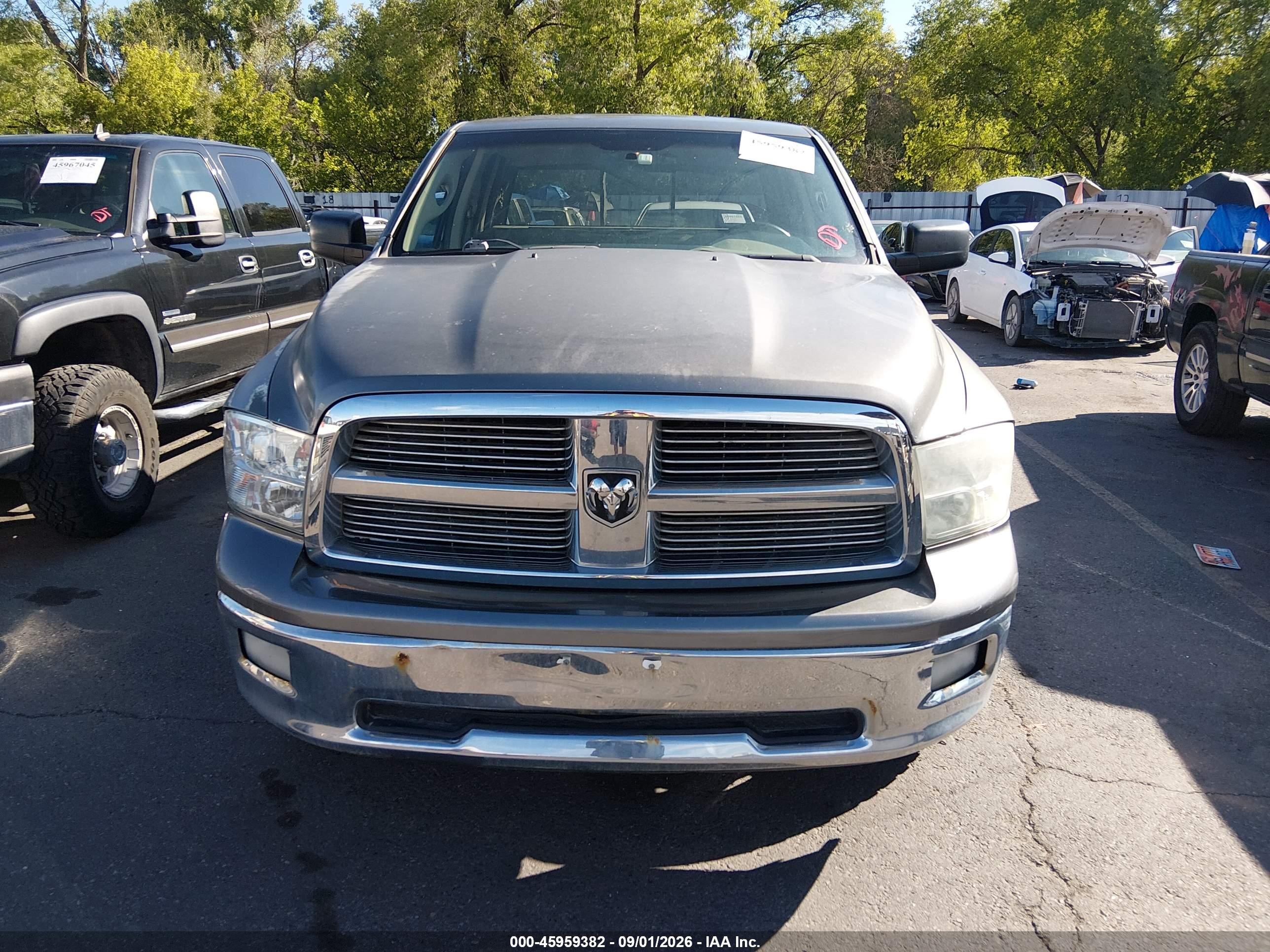 2012 Ram 1500 Big Horn Gray vin: 1C6RD7LT6CS269453