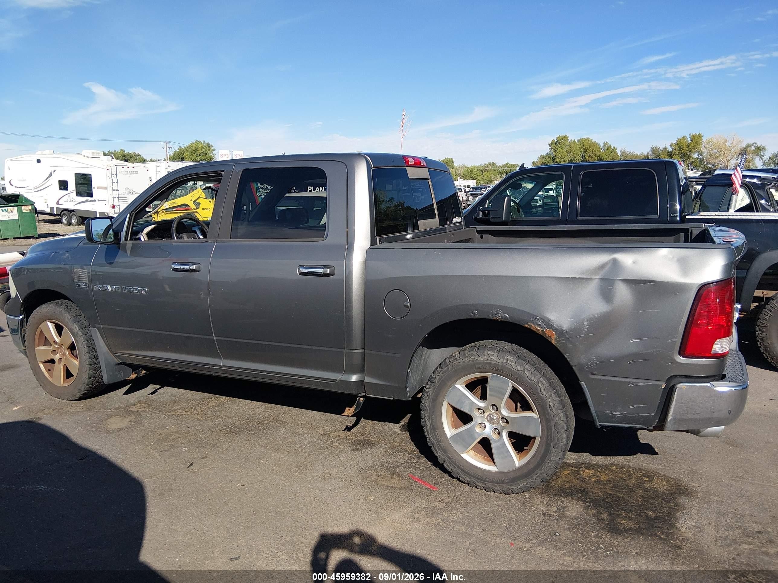 2012 Ram 1500 Big Horn Gray vin: 1C6RD7LT6CS269453