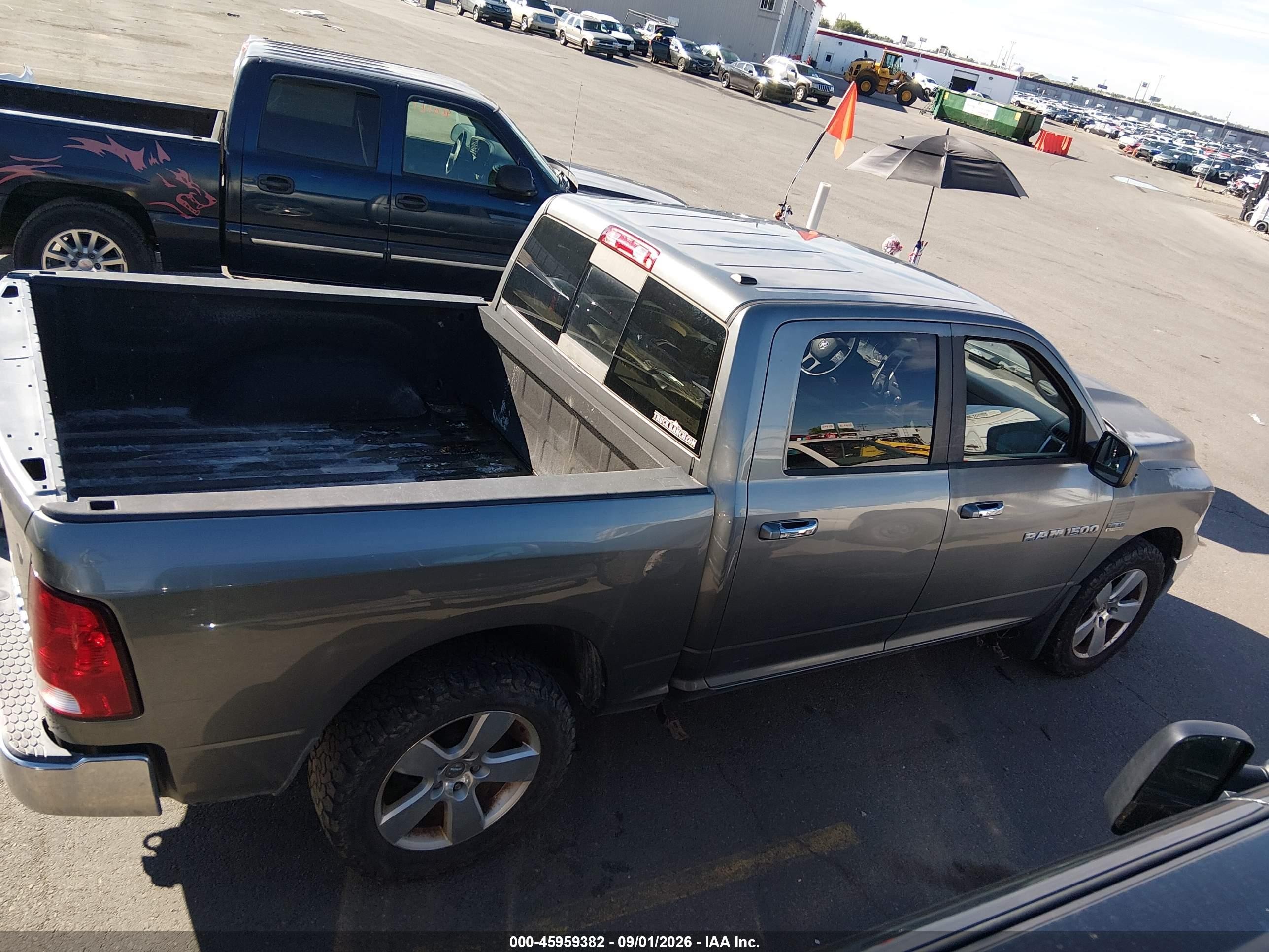 2012 Ram 1500 Big Horn Gray vin: 1C6RD7LT6CS269453