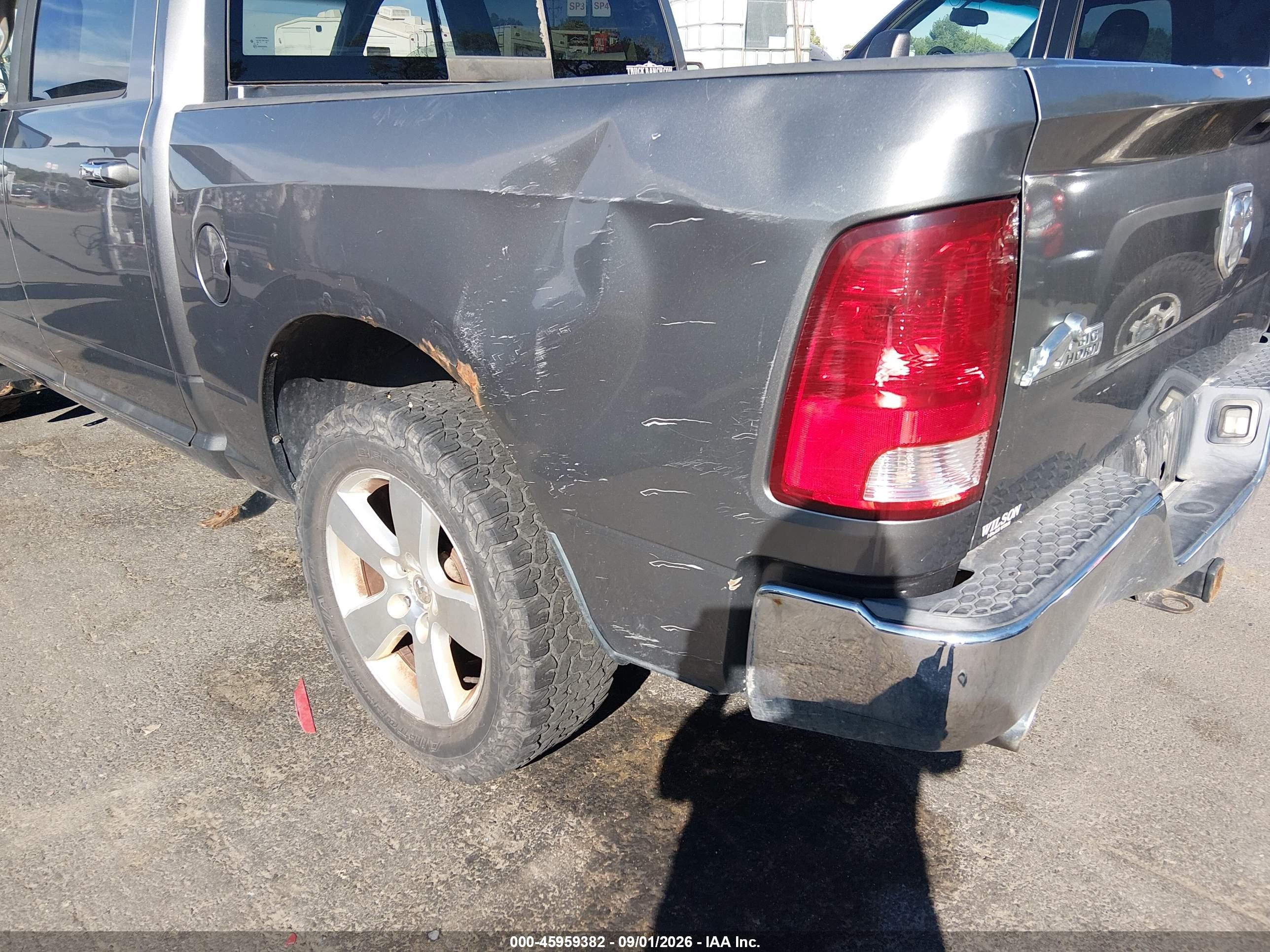 2012 Ram 1500 Big Horn Gray vin: 1C6RD7LT6CS269453