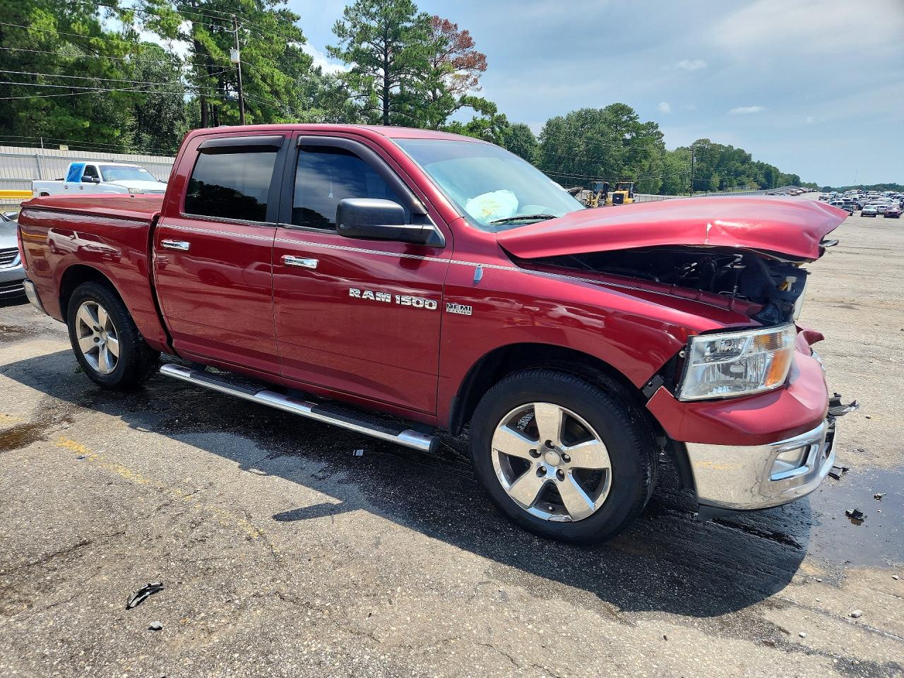 2012 Dodge Ram 1500 Slt Red vin: 1C6RD7LT6CS294840