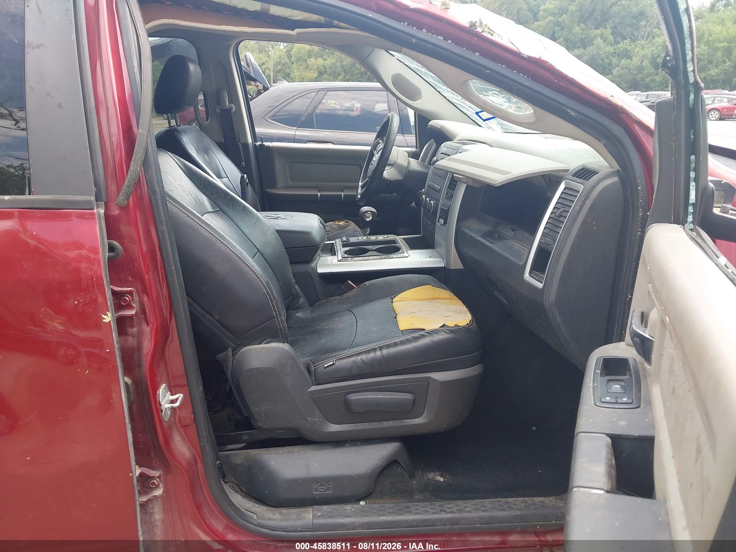 2012 Ram 1500 Slt Темно-бордовый vin: 1C6RD7LT6CS349190
