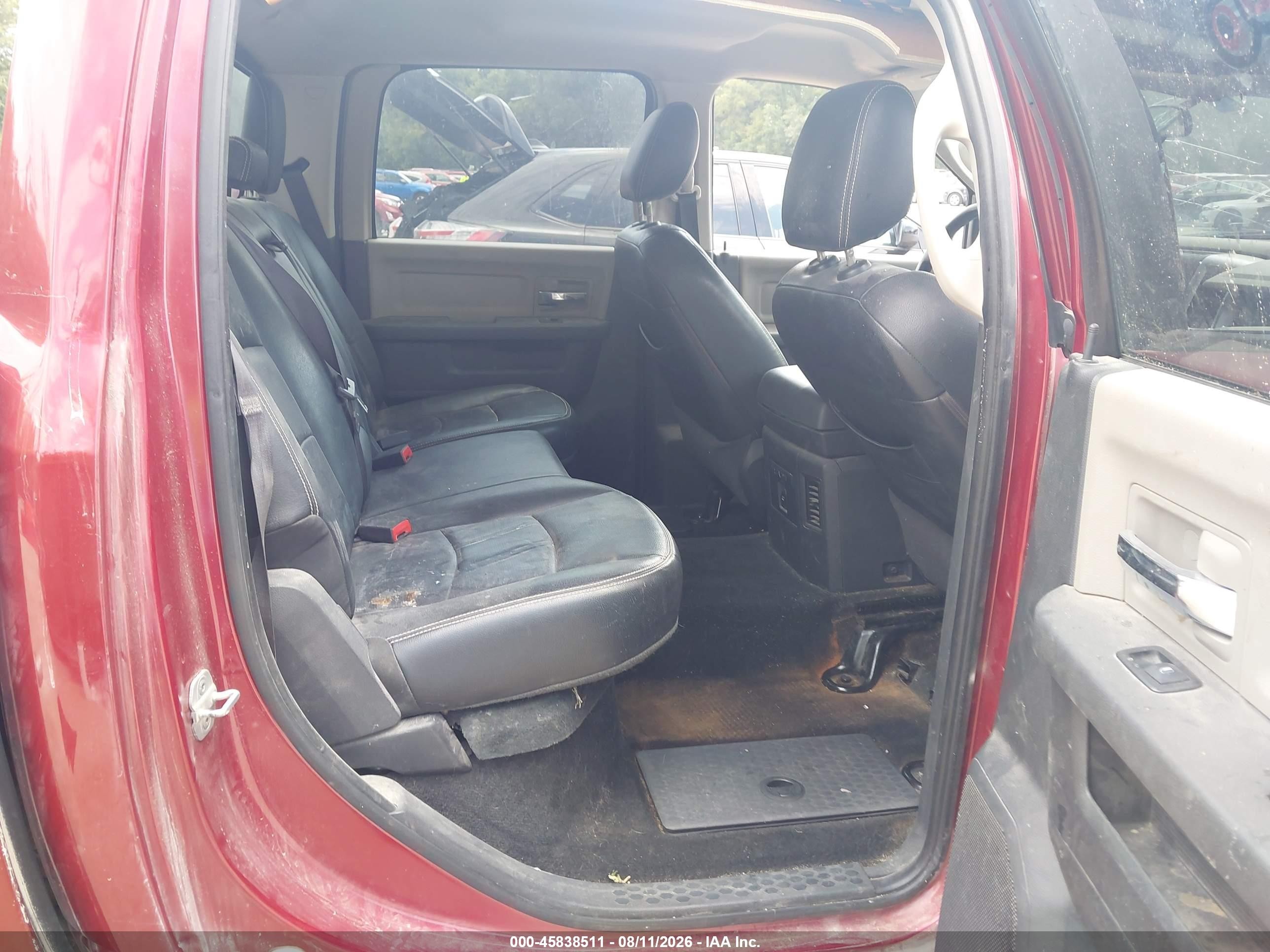 2012 Ram 1500 Slt Темно-бордовый vin: 1C6RD7LT6CS349190