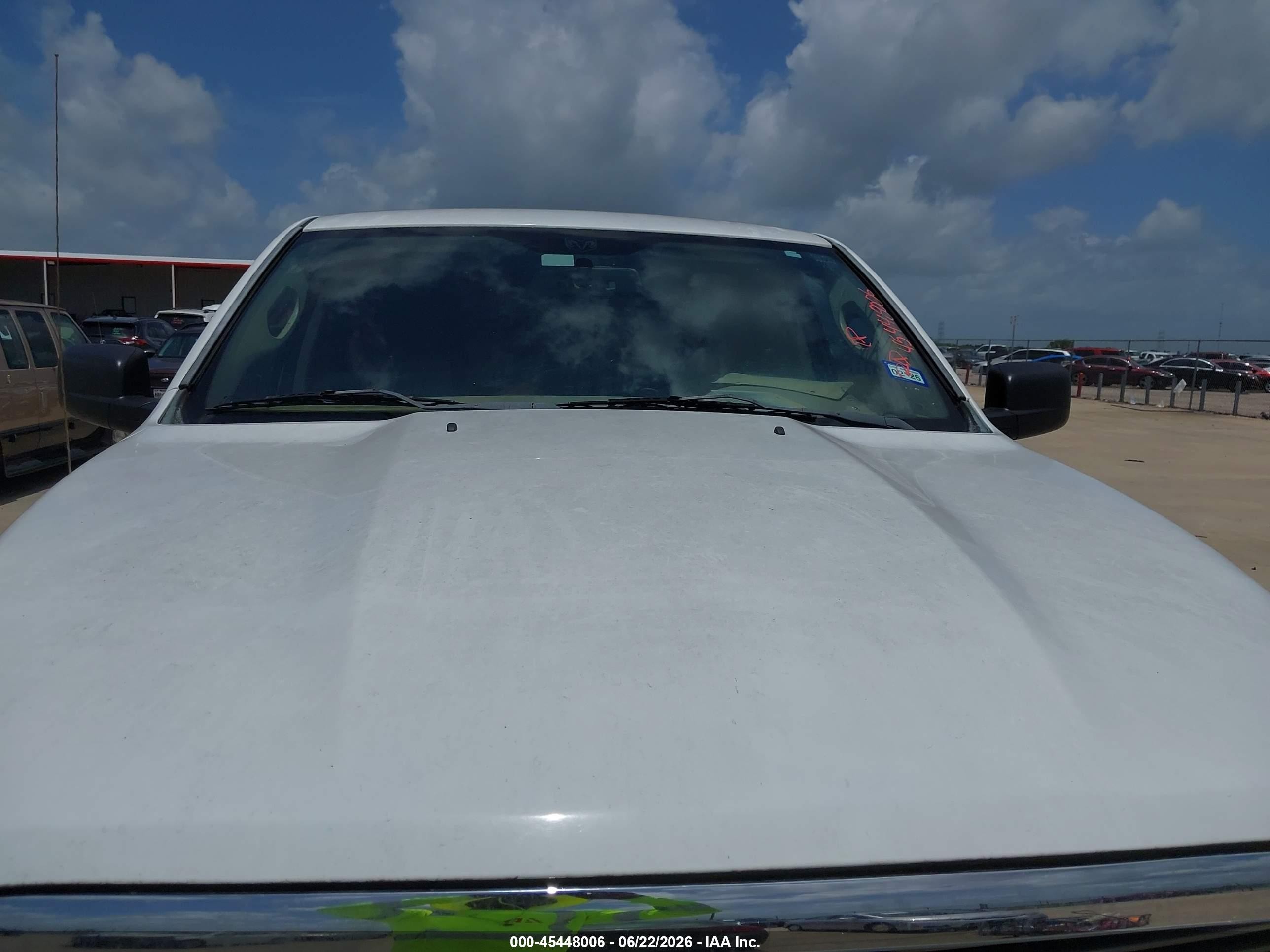 2012 Ram 1500 Lone Star White vin: 1C6RD7LT7CS320815