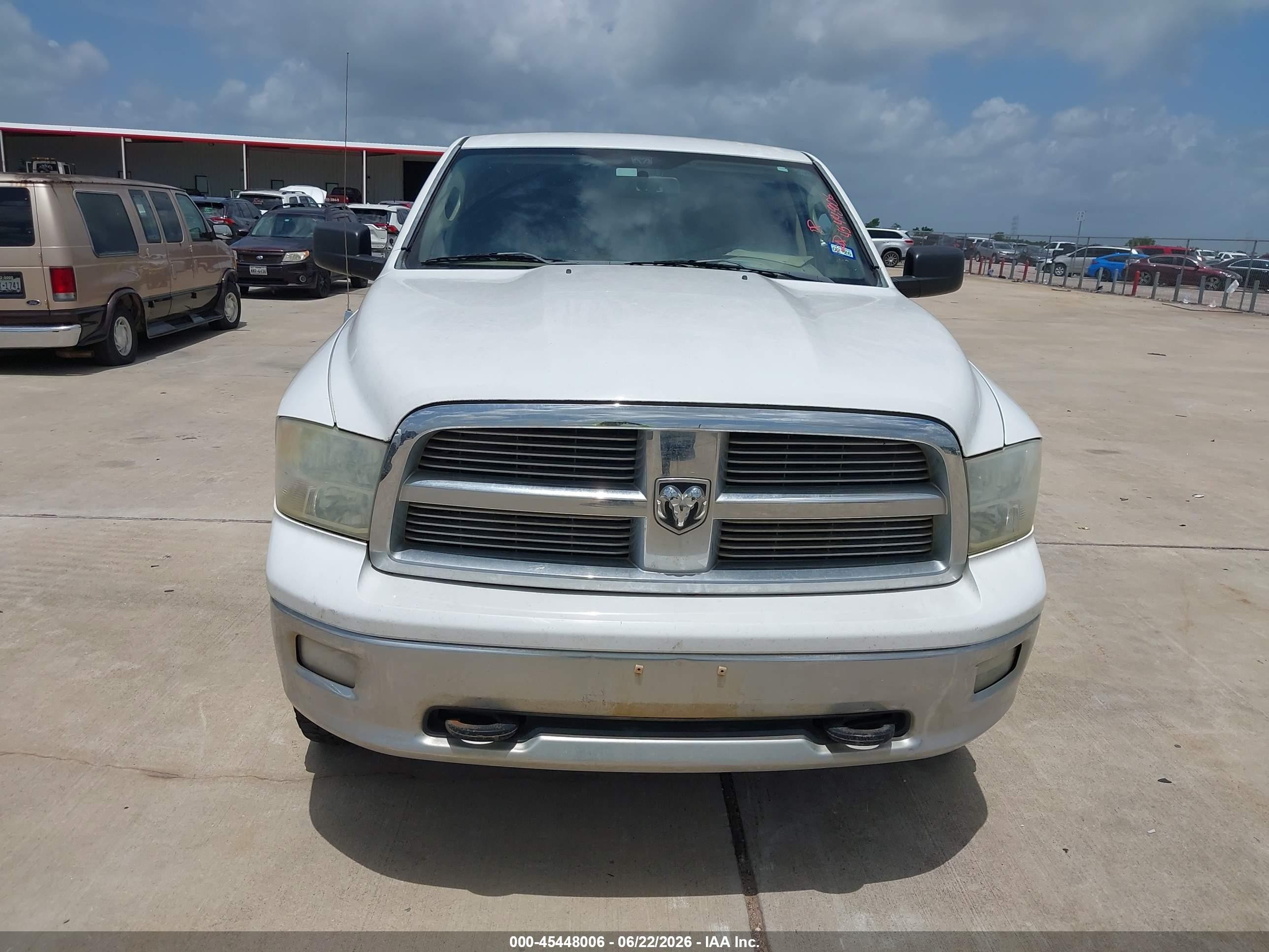 2012 Ram 1500 Lone Star White vin: 1C6RD7LT7CS320815