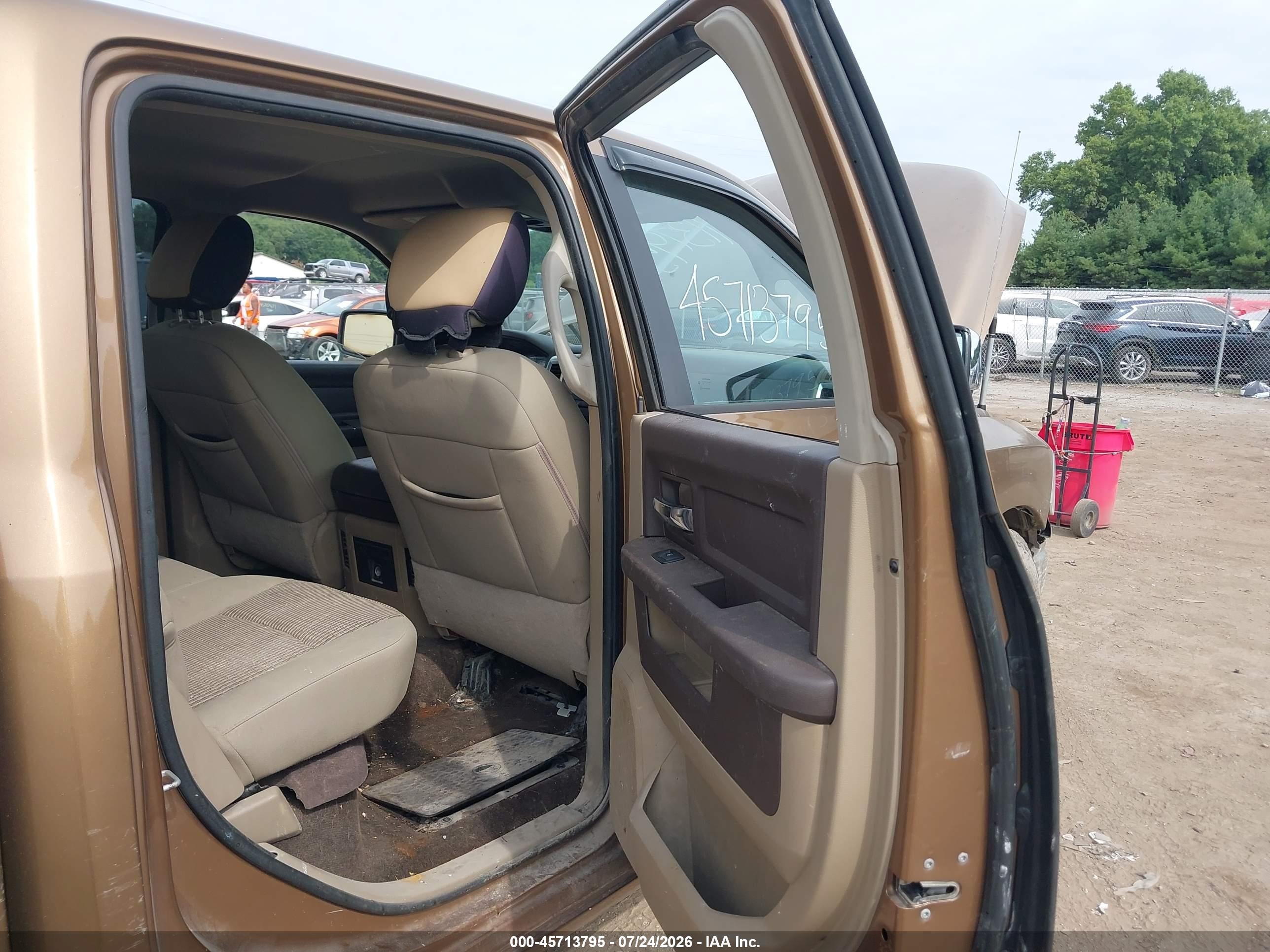 2012 Ram 1500 Big Horn Brown vin: 1C6RD7LT8CS253397