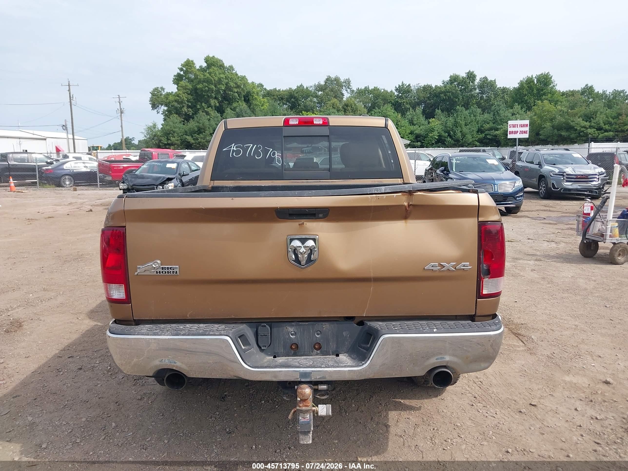 2012 Ram 1500 Big Horn Brown vin: 1C6RD7LT8CS253397