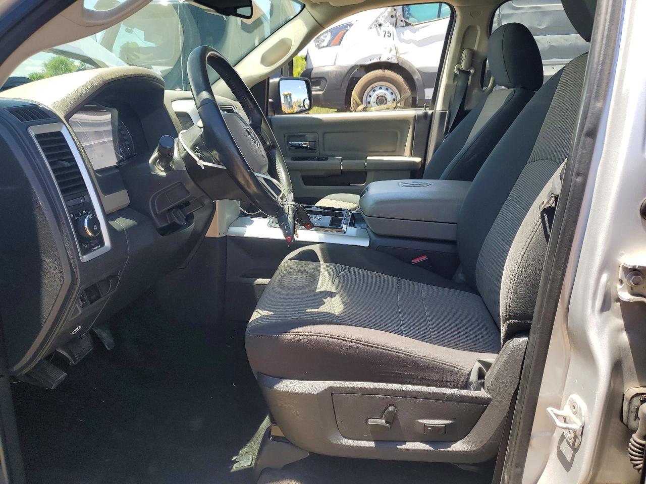 2012 Dodge Ram 1500 Slt Silver vin: 1C6RD7LT9CS163191
