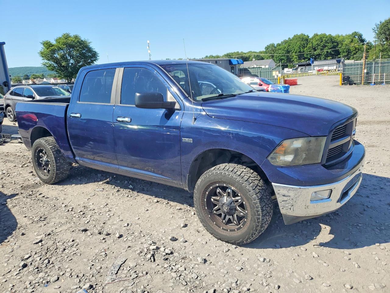 2012 Dodge Ram 1500 Slt Blue vin: 1C6RD7LT9CS203852