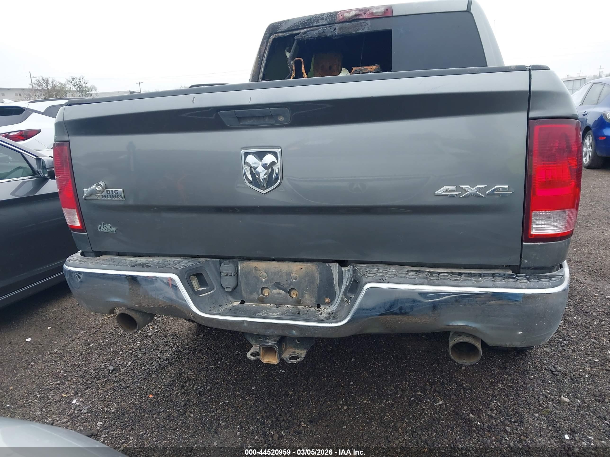 2012 Ram 1500 Slt Gray vin: 1C6RD7LT9CS320444