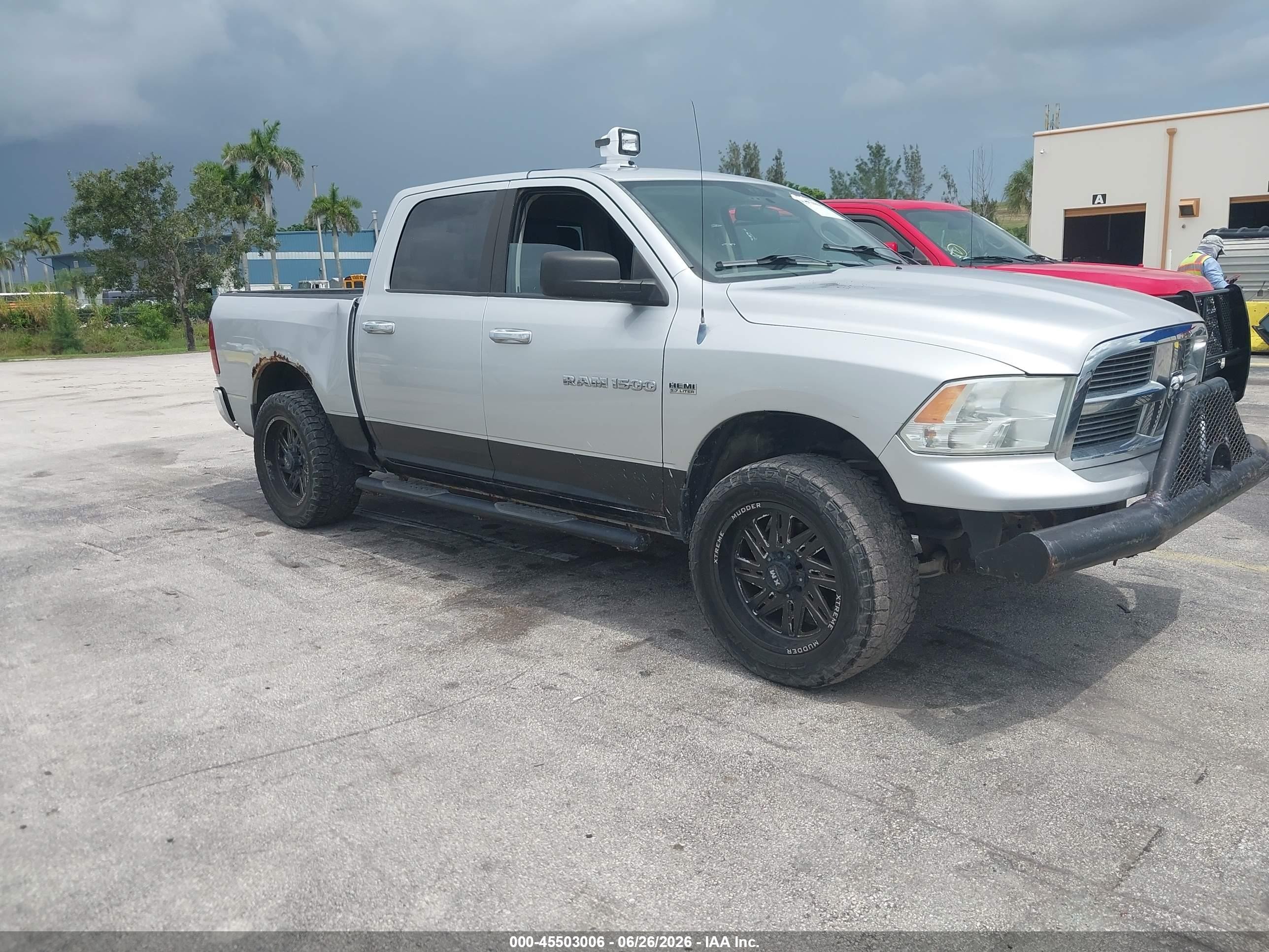 2012 Ram 1500 Slt Silver vin: 1C6RD7LTXCS107518