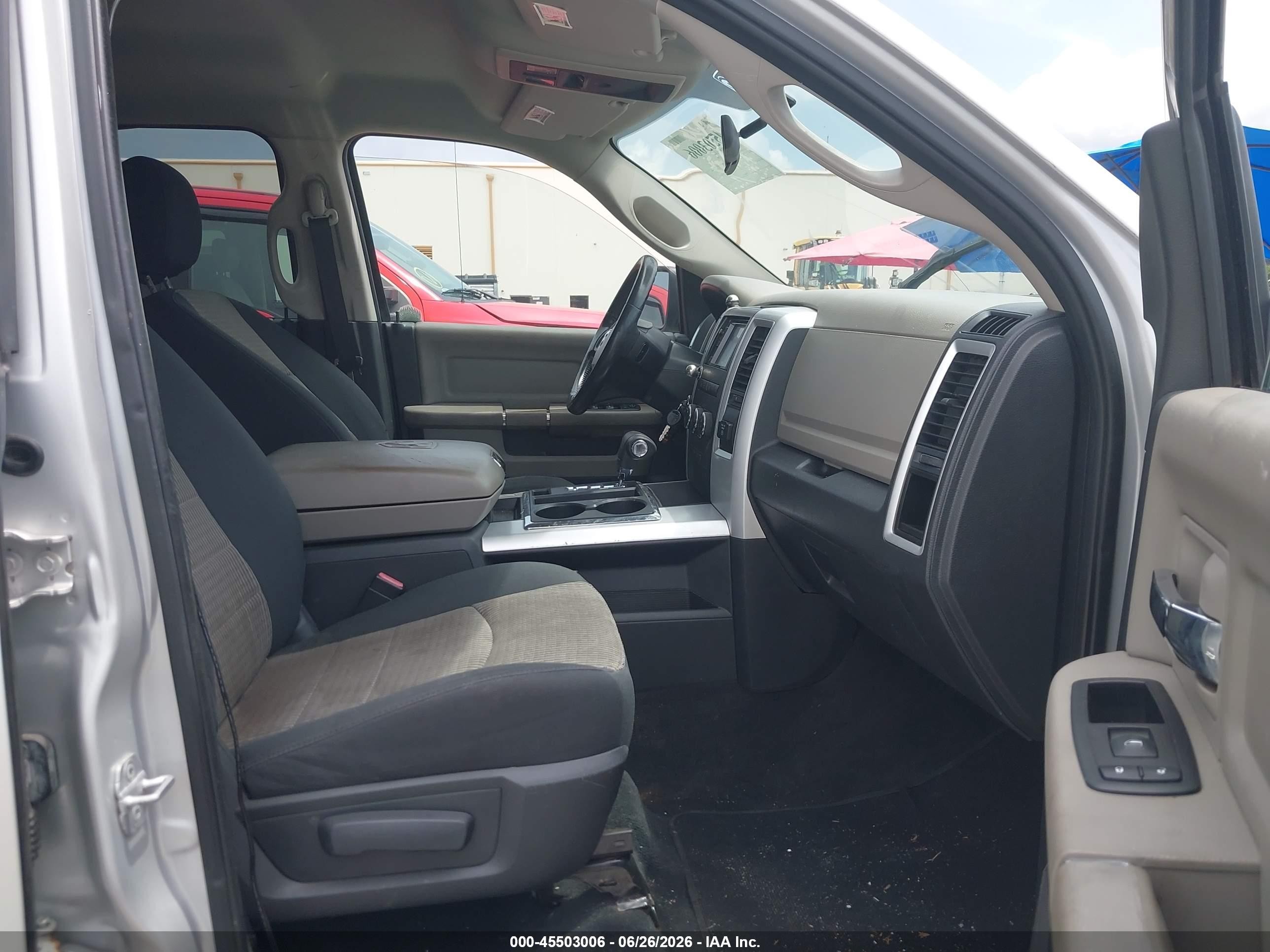 2012 Ram 1500 Slt Silver vin: 1C6RD7LTXCS107518