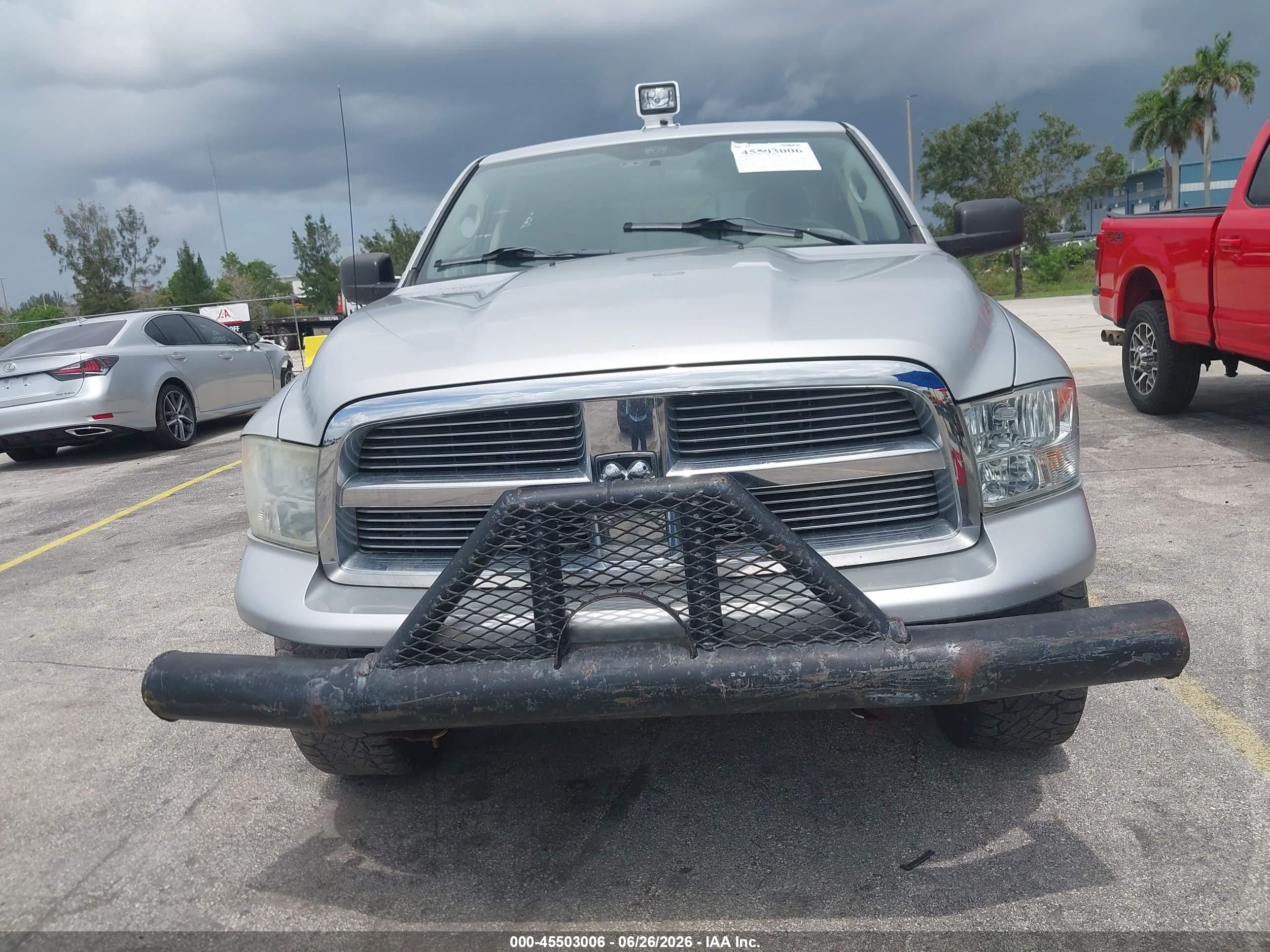 2012 Ram 1500 Slt Silver vin: 1C6RD7LTXCS107518