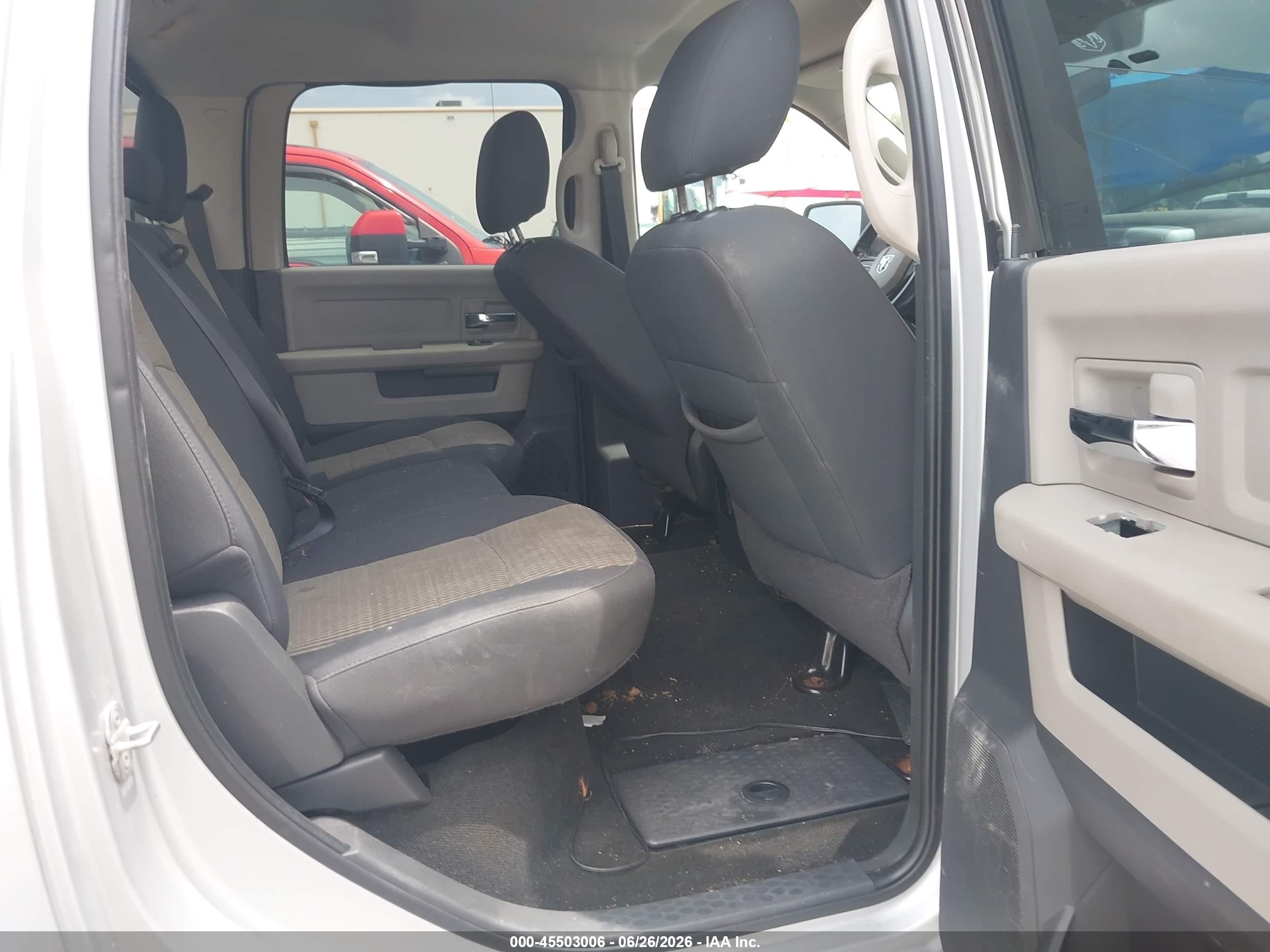 2012 Ram 1500 Slt Silver vin: 1C6RD7LTXCS107518