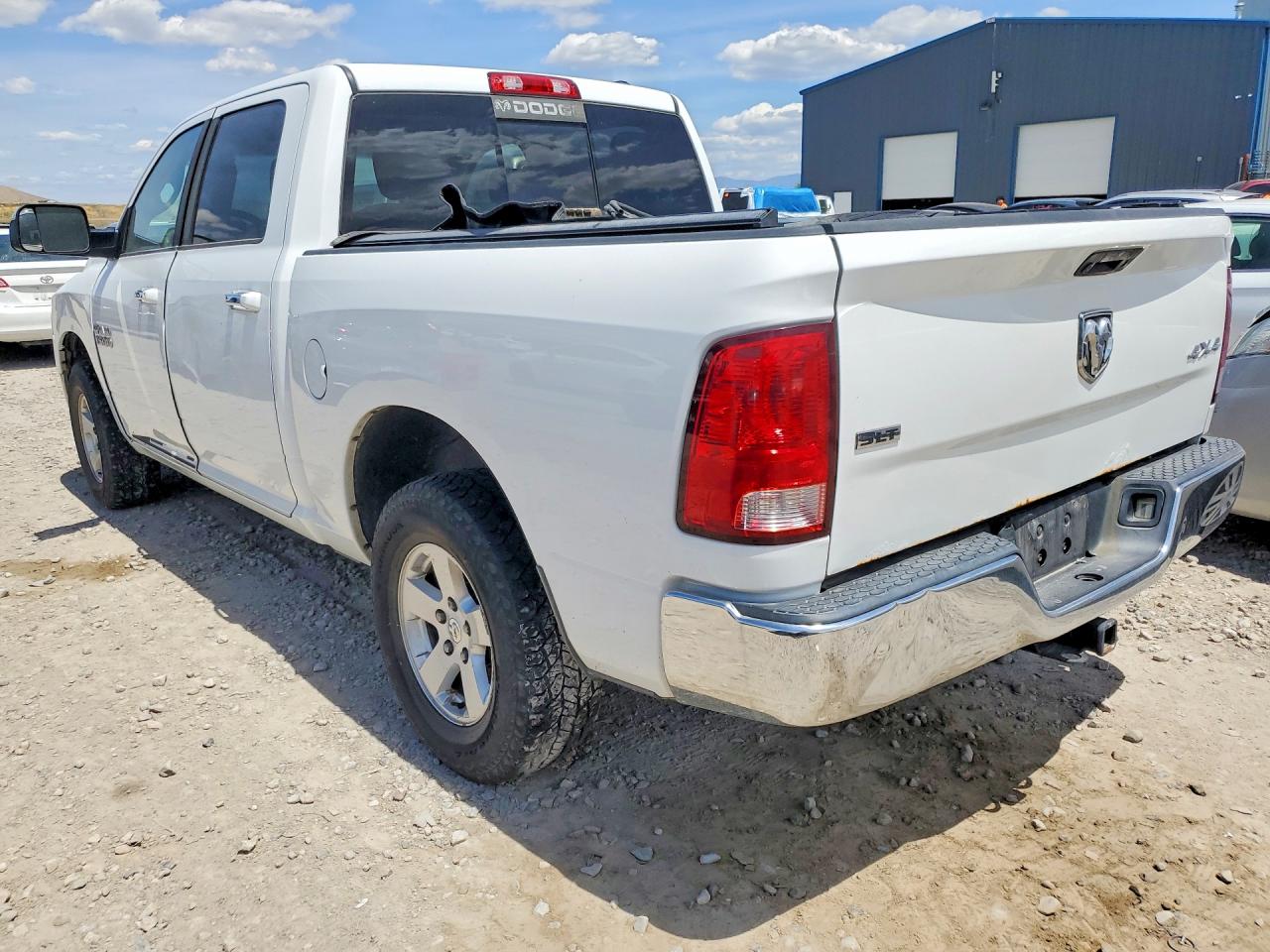 2012 Dodge Ram 1500 Slt White vin: 1C6RD7LTXCS293044