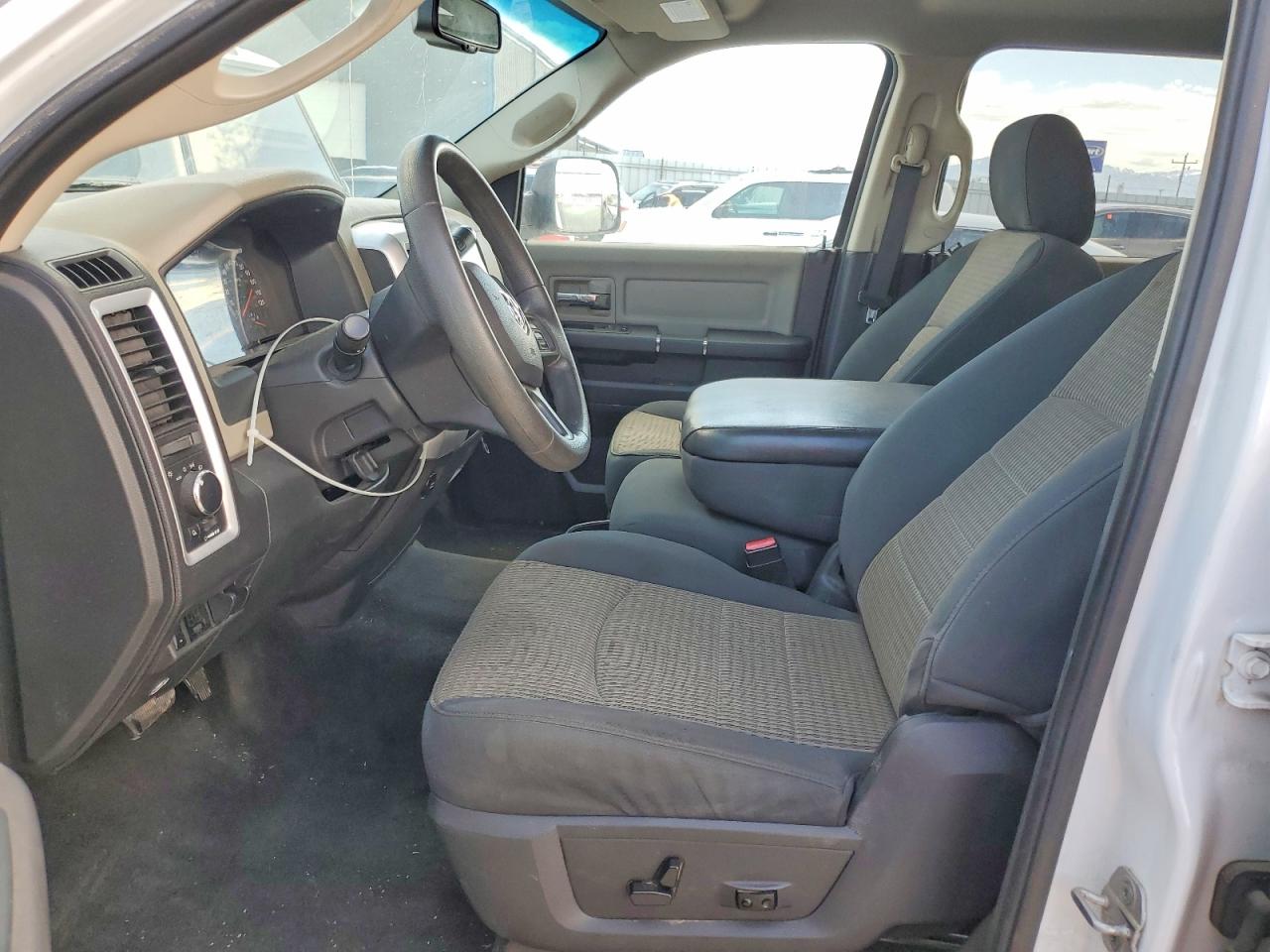 2012 Dodge Ram 1500 Slt White vin: 1C6RD7LTXCS293044