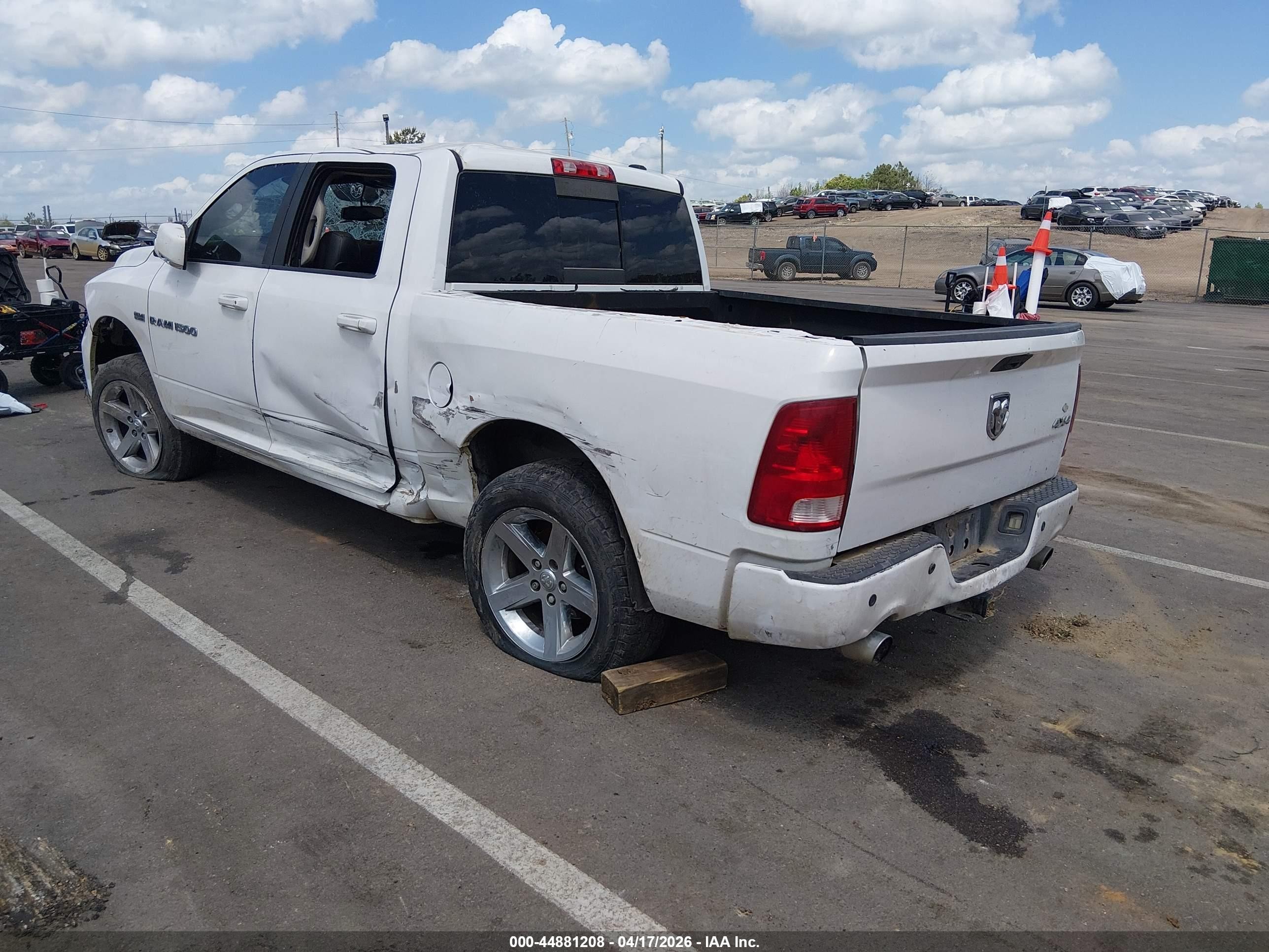 2012 Ram 1500 Sport White vin: 1C6RD7MT0CS176314