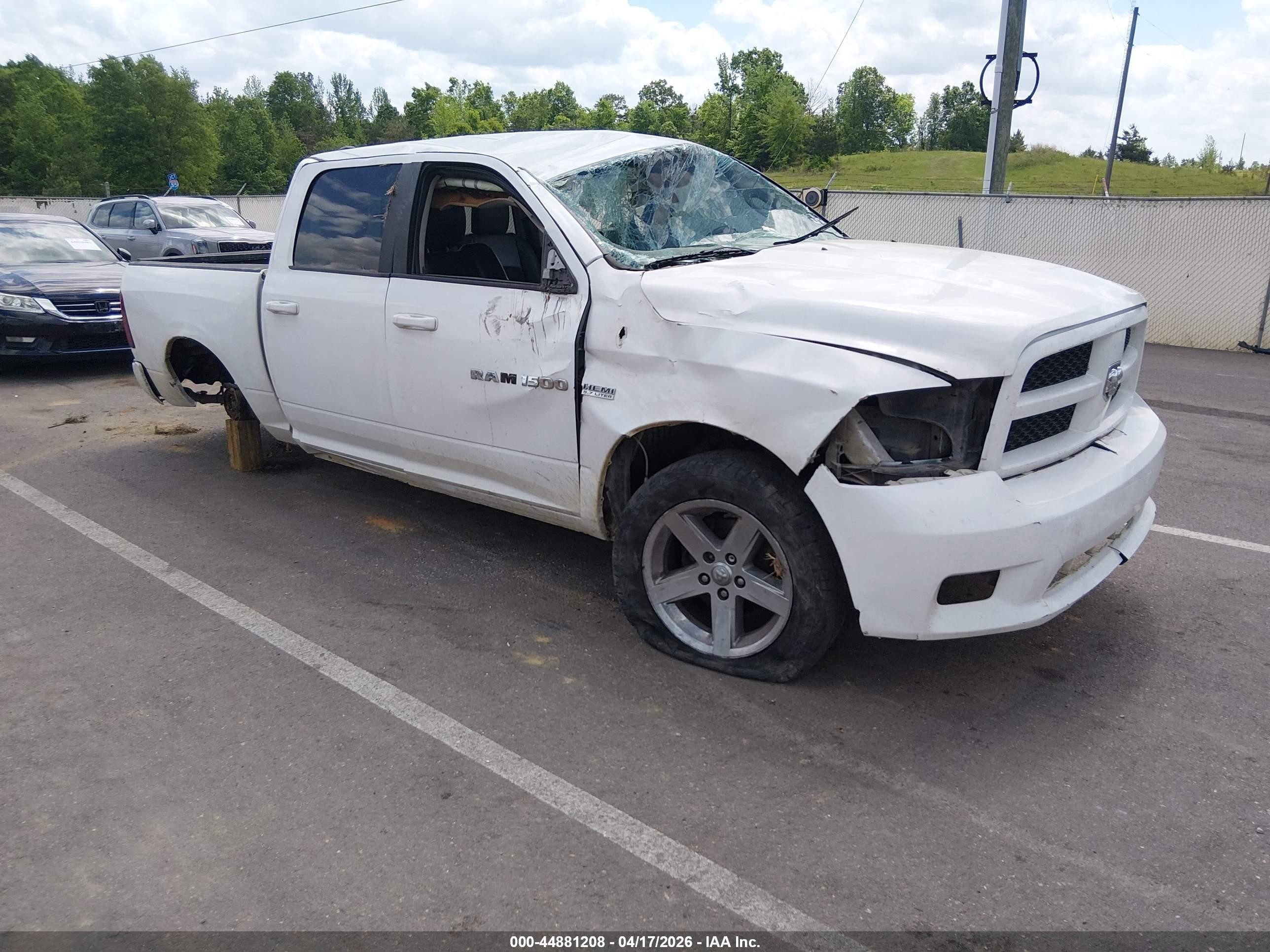 2012 Ram 1500 Sport White vin: 1C6RD7MT0CS176314