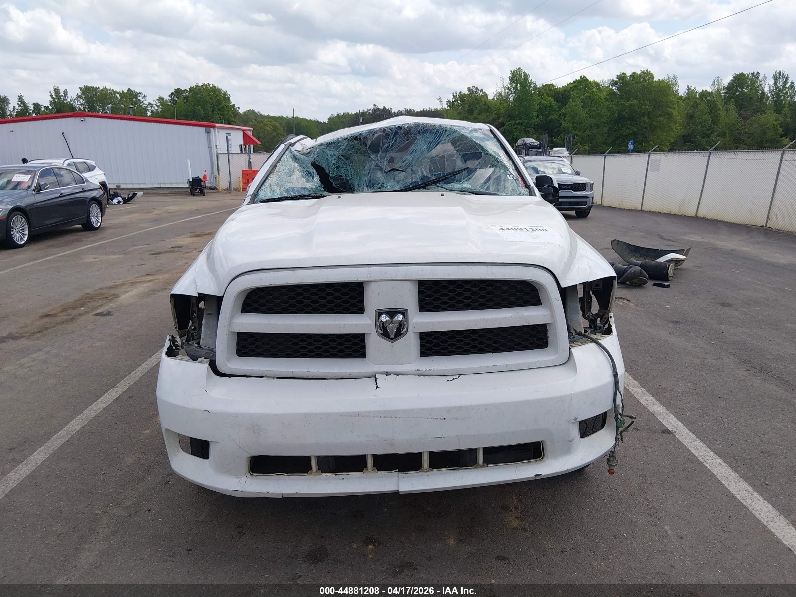 2012 Ram 1500 Sport White vin: 1C6RD7MT0CS176314