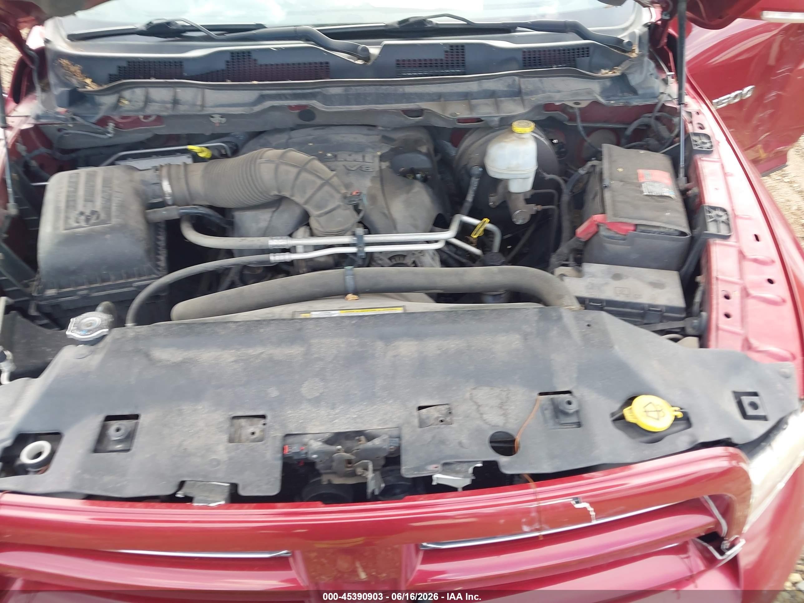 2012 Ram 1500 Sport Red vin: 1C6RD7MT1CS125324