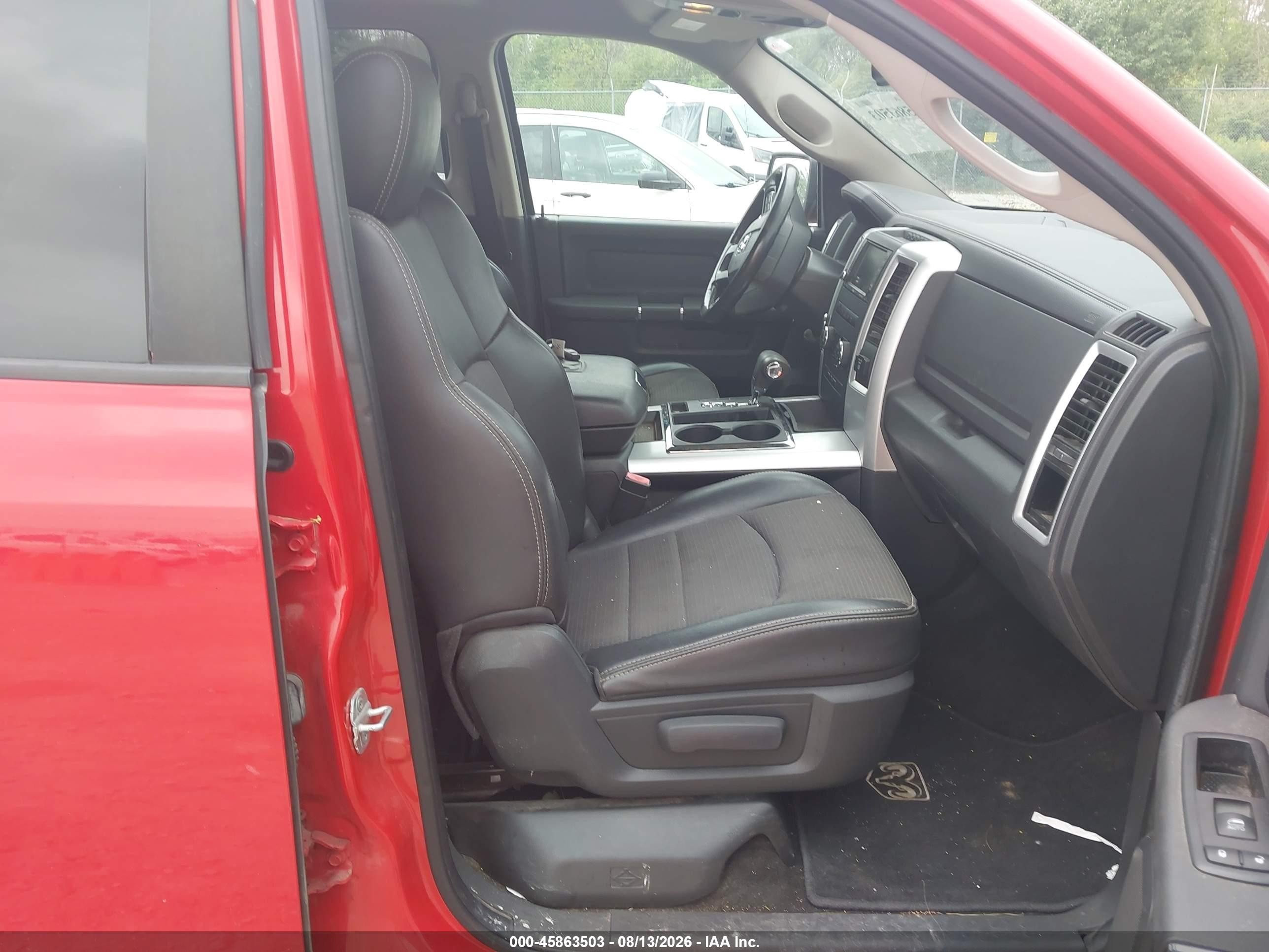 2012 Ram 1500 Sport Red vin: 1C6RD7MT3CS186433