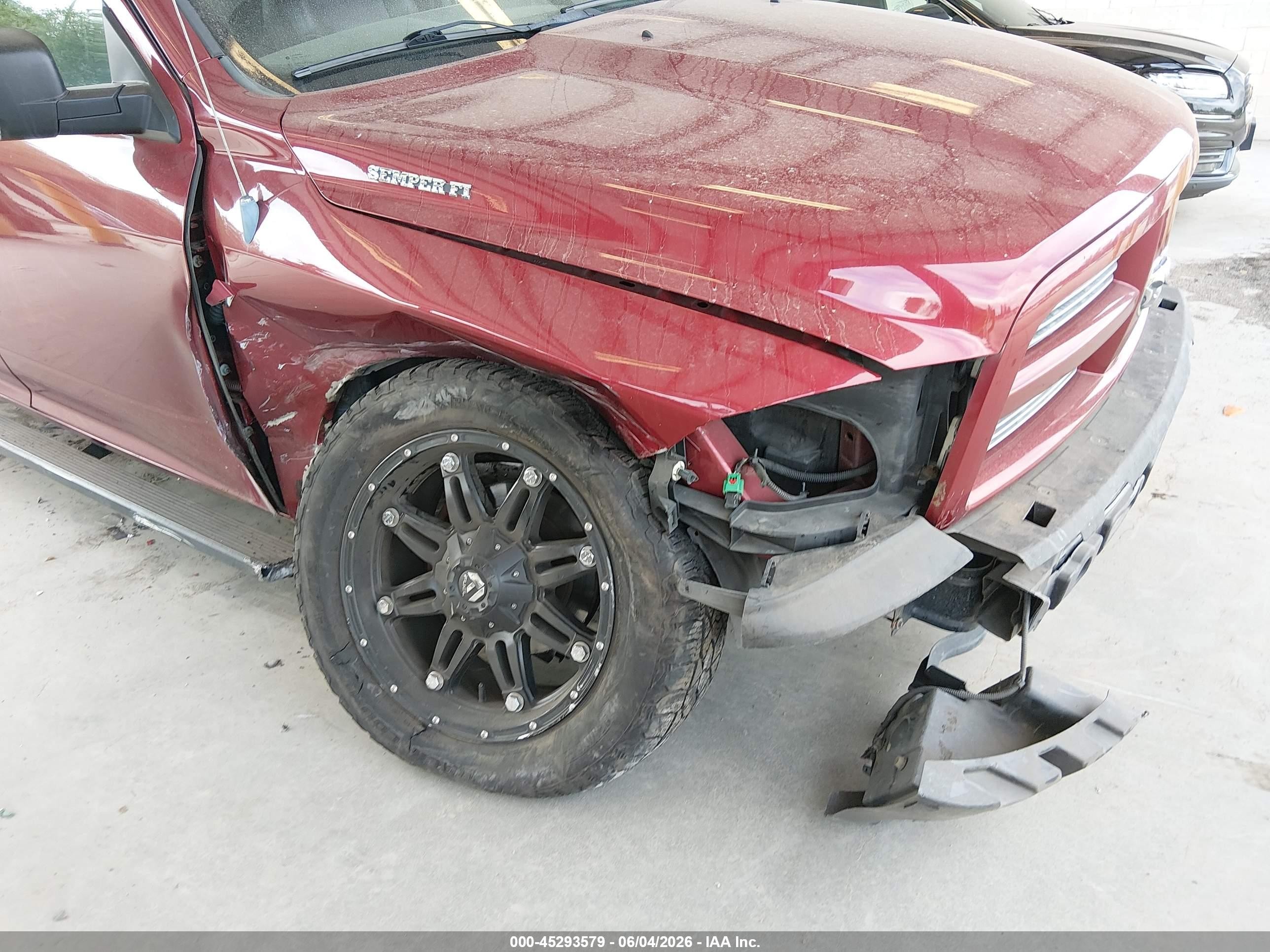 2012 Ram 1500 Sport Red vin: 1C6RD7MT3CS314590