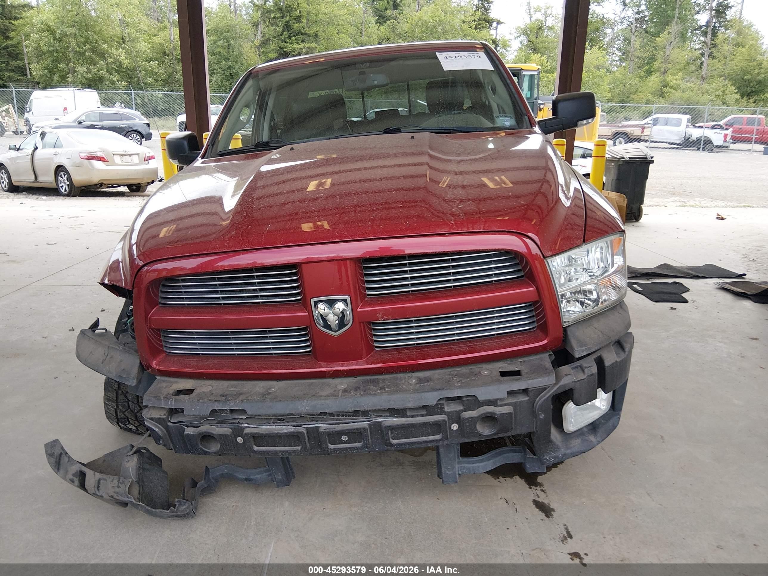 2012 Ram 1500 Sport Red vin: 1C6RD7MT3CS314590