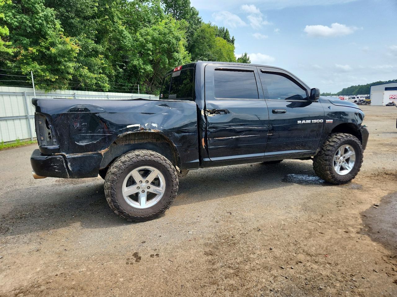 2012 Dodge Ram 1500 Sport Black vin: 1C6RD7MT5CS192993