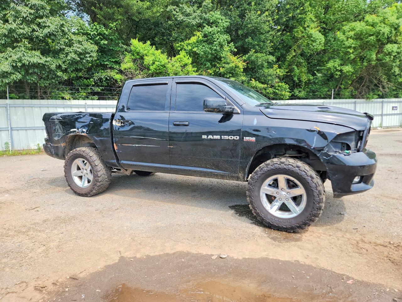 2012 Dodge Ram 1500 Sport Black vin: 1C6RD7MT5CS192993