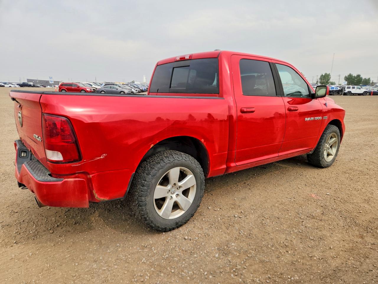 2012 Dodge Ram 1500 Sport Red vin: 1C6RD7MT5CS339703