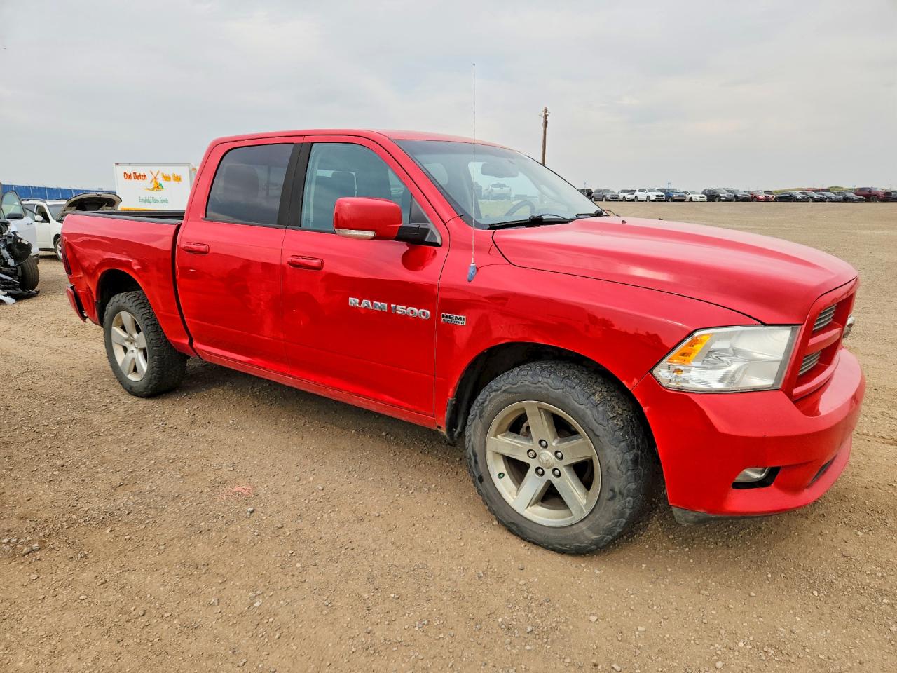 2012 Dodge Ram 1500 Sport Red vin: 1C6RD7MT5CS339703