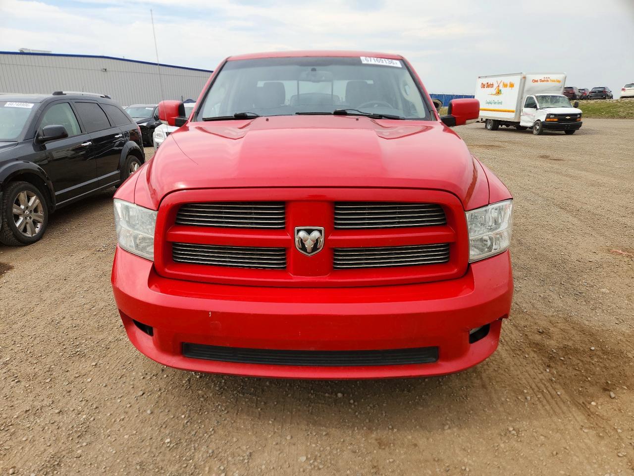 2012 Dodge Ram 1500 Sport Red vin: 1C6RD7MT5CS339703