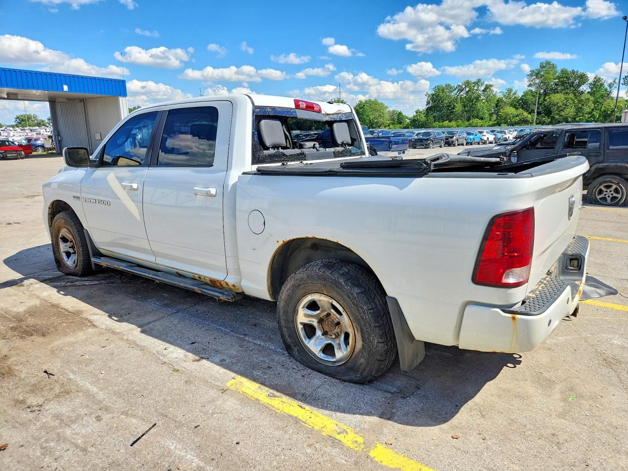 2012 Dodge Ram 1500 Sport Белый vin: 1C6RD7MT6CS103982
