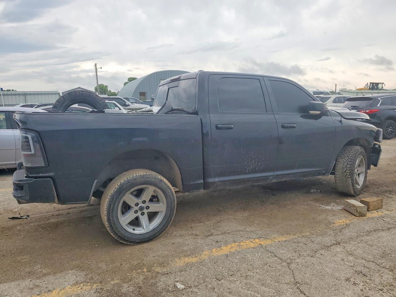 2012 Dodge Ram 1500 Sport Черный vin: 1C6RD7MT7CS121164
