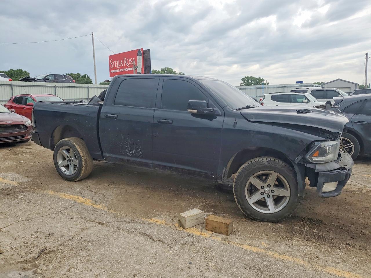 2012 Dodge Ram 1500 Sport Черный vin: 1C6RD7MT7CS121164