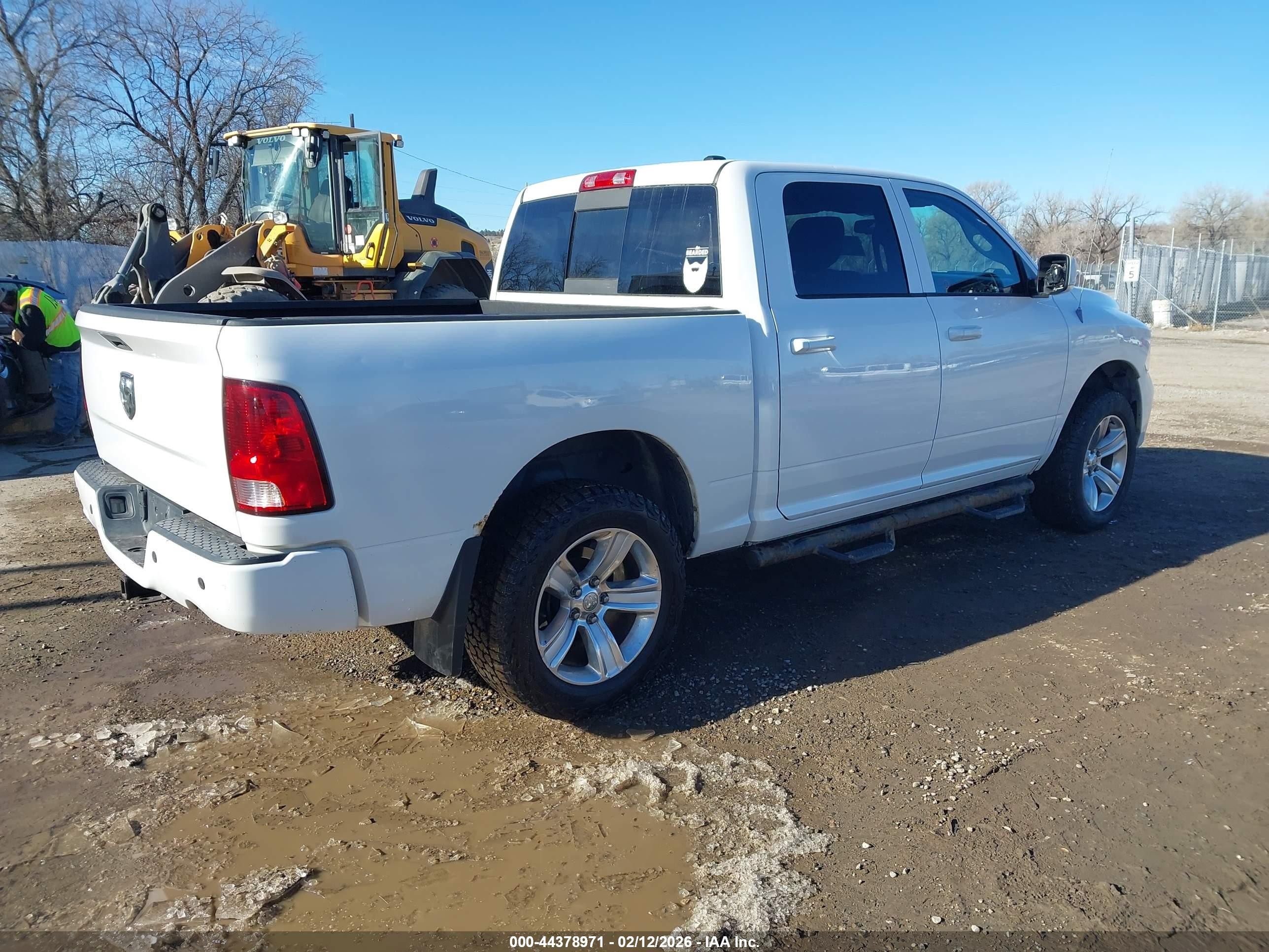2012 Ram 1500 Sport Белый vin: 1C6RD7MT7CS278094